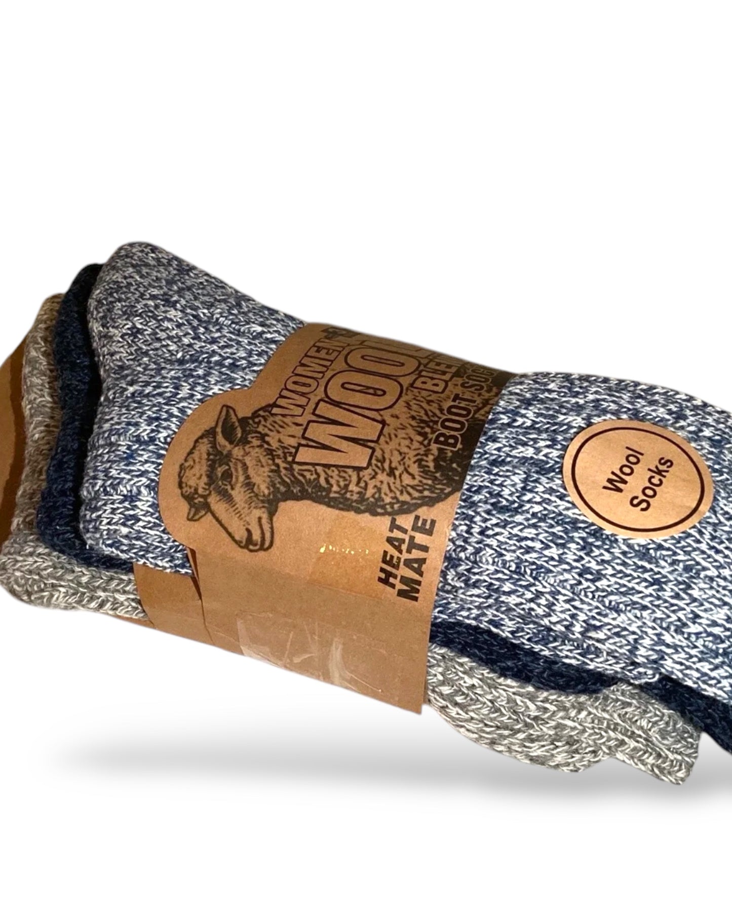 Nora. Wool Blend Boot Socks