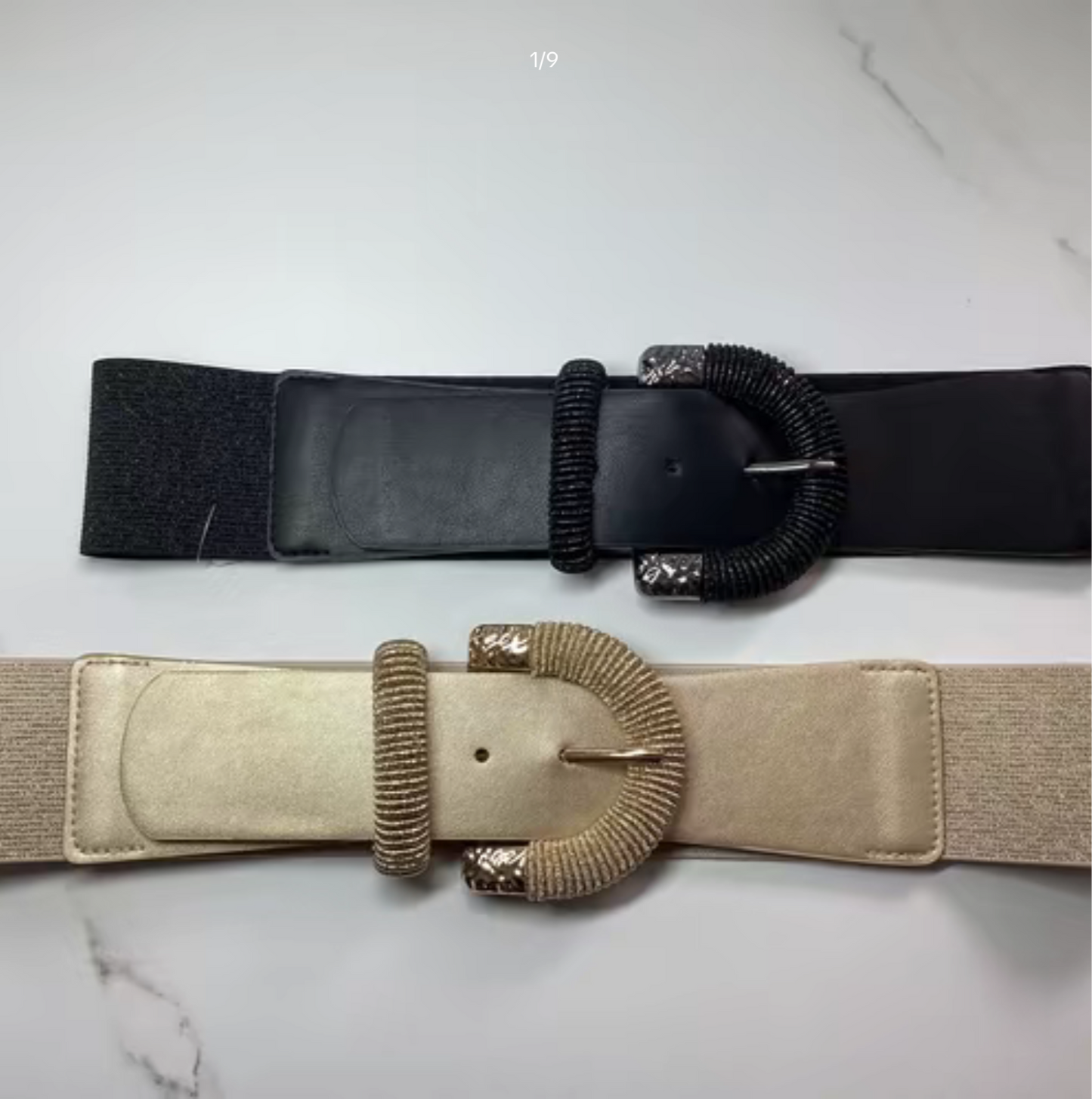 May. Buckle Shimmer Belt