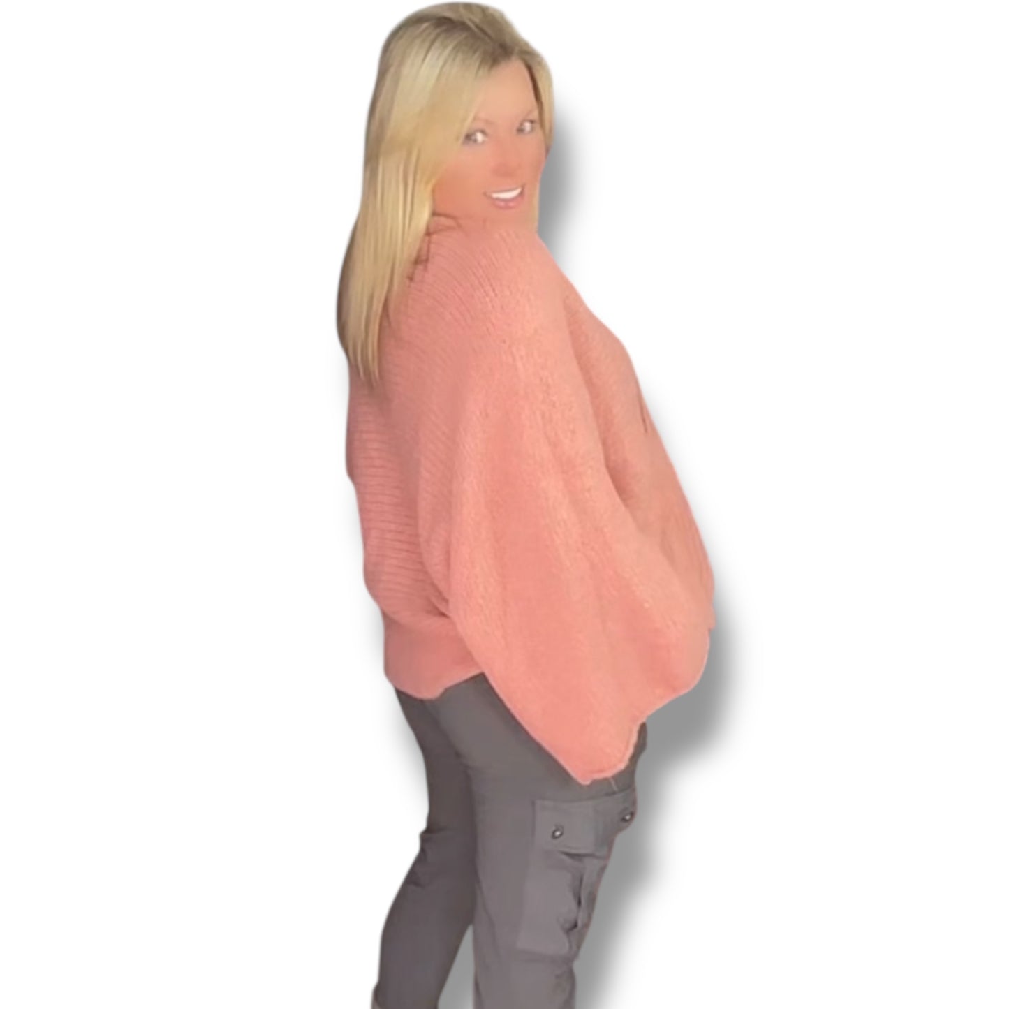 Bow Front Knitted Jumper (Andi)