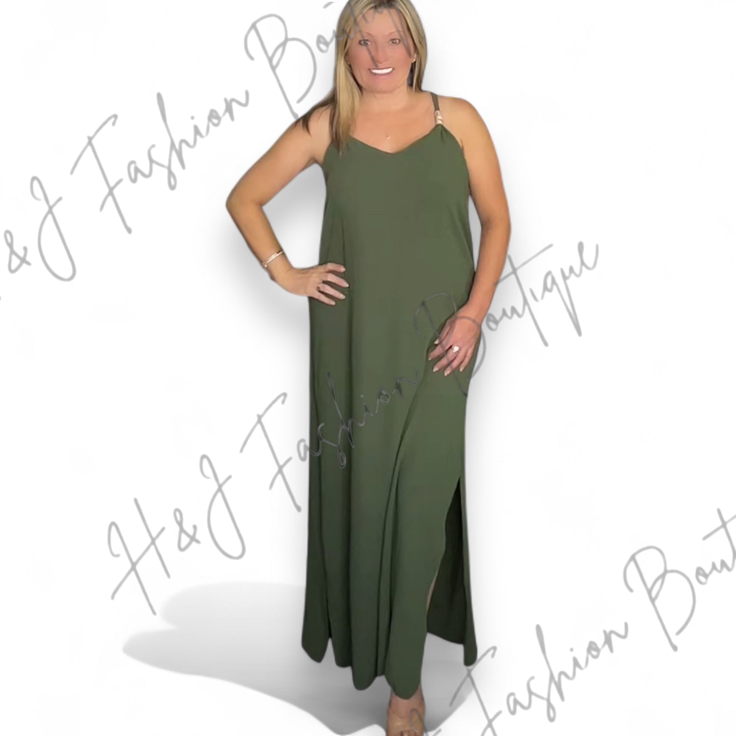 Margot Cross Strap Maxi Dress