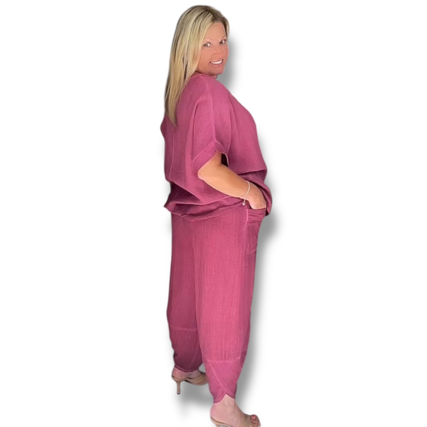 Tulip Leg Trousers & Matching Top Co-Ord Set (Norri)
