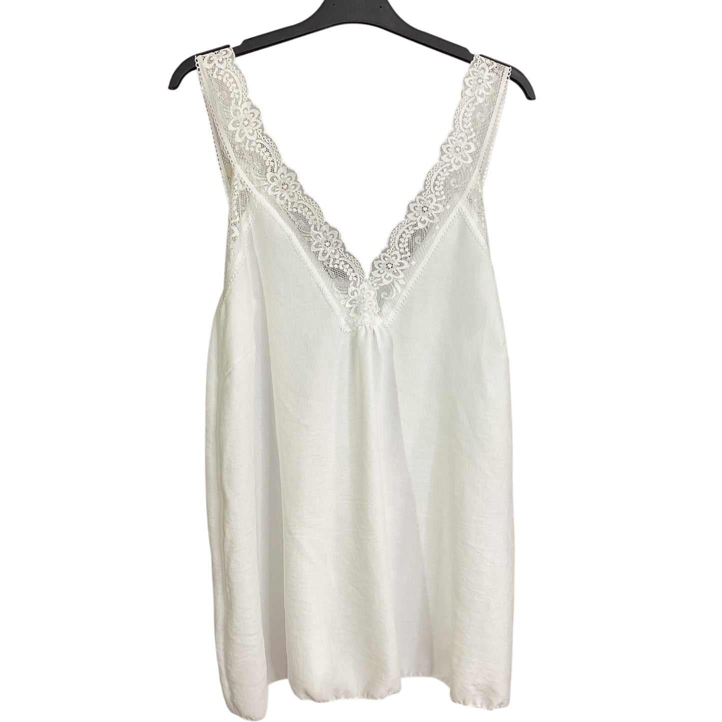 Tori. Lace Trim Vest Camisole Top