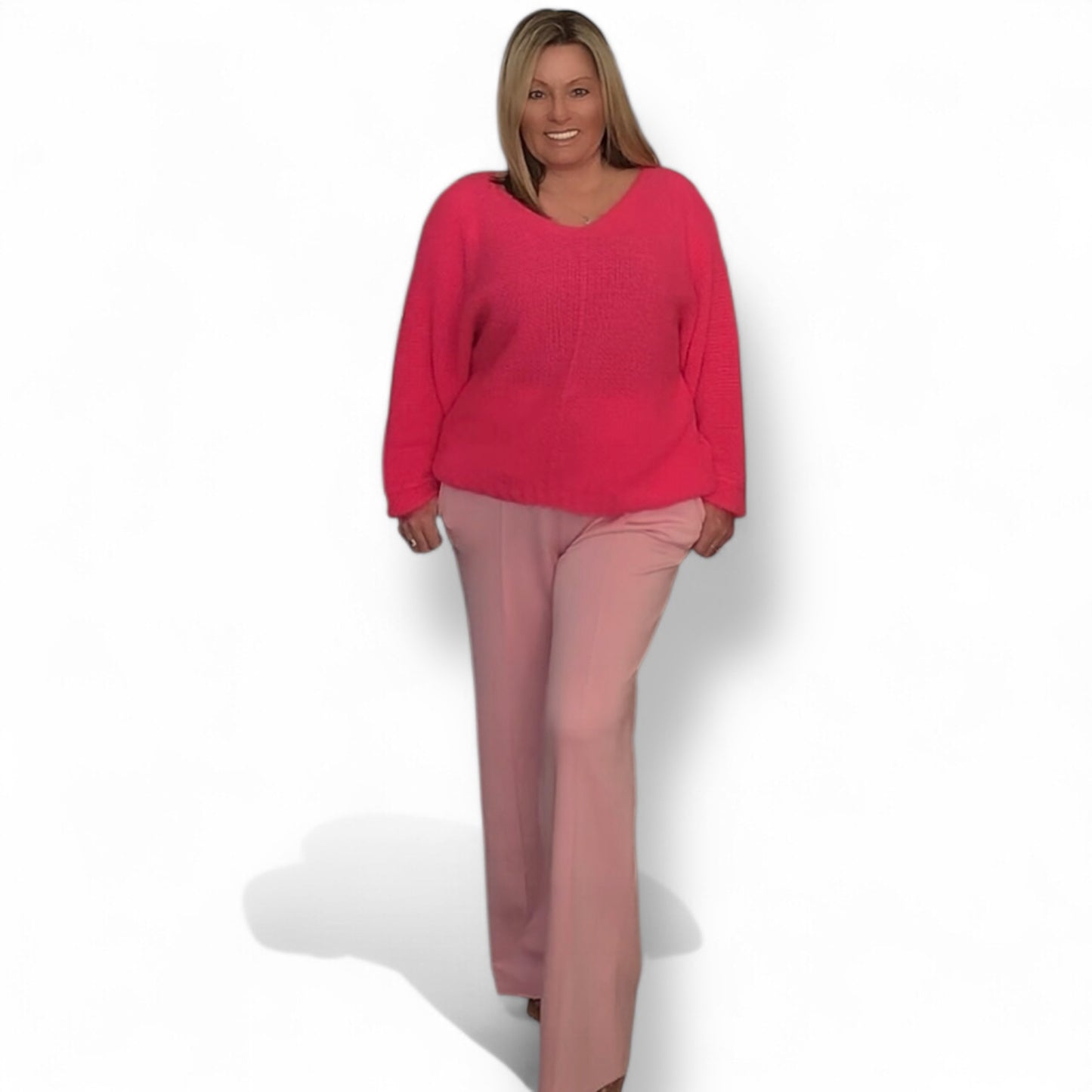 Super Sort V Neck Jumper (Silvia)