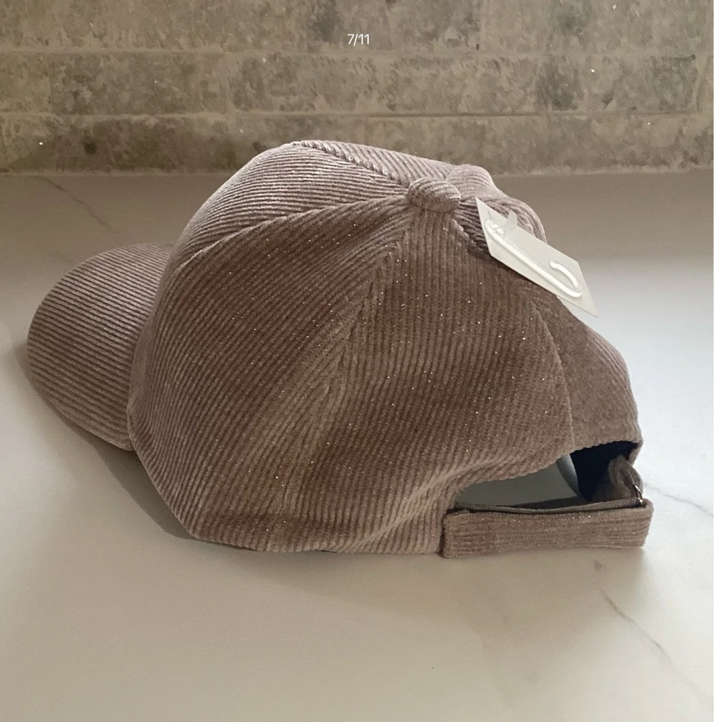 Stevie. Corduroy Shimmer Cap.