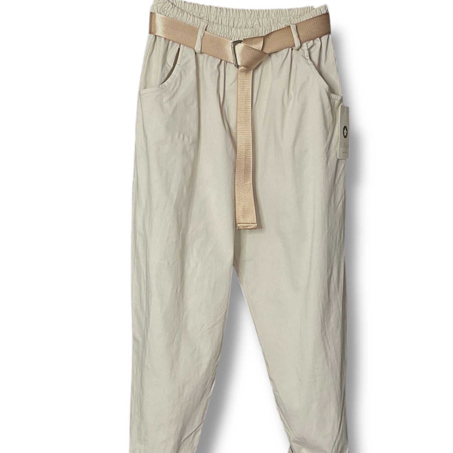 Peggy. Magic Trousers with Gold Belt