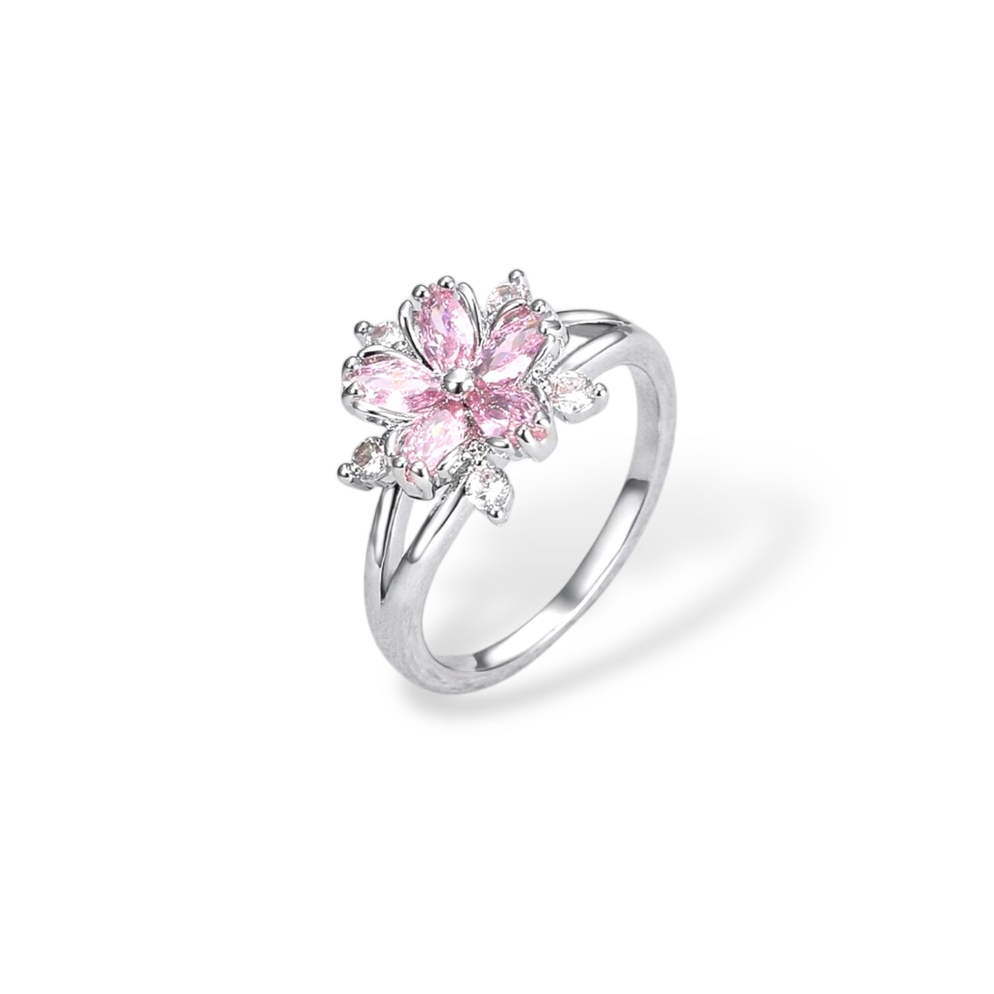 Pink Flower Ring