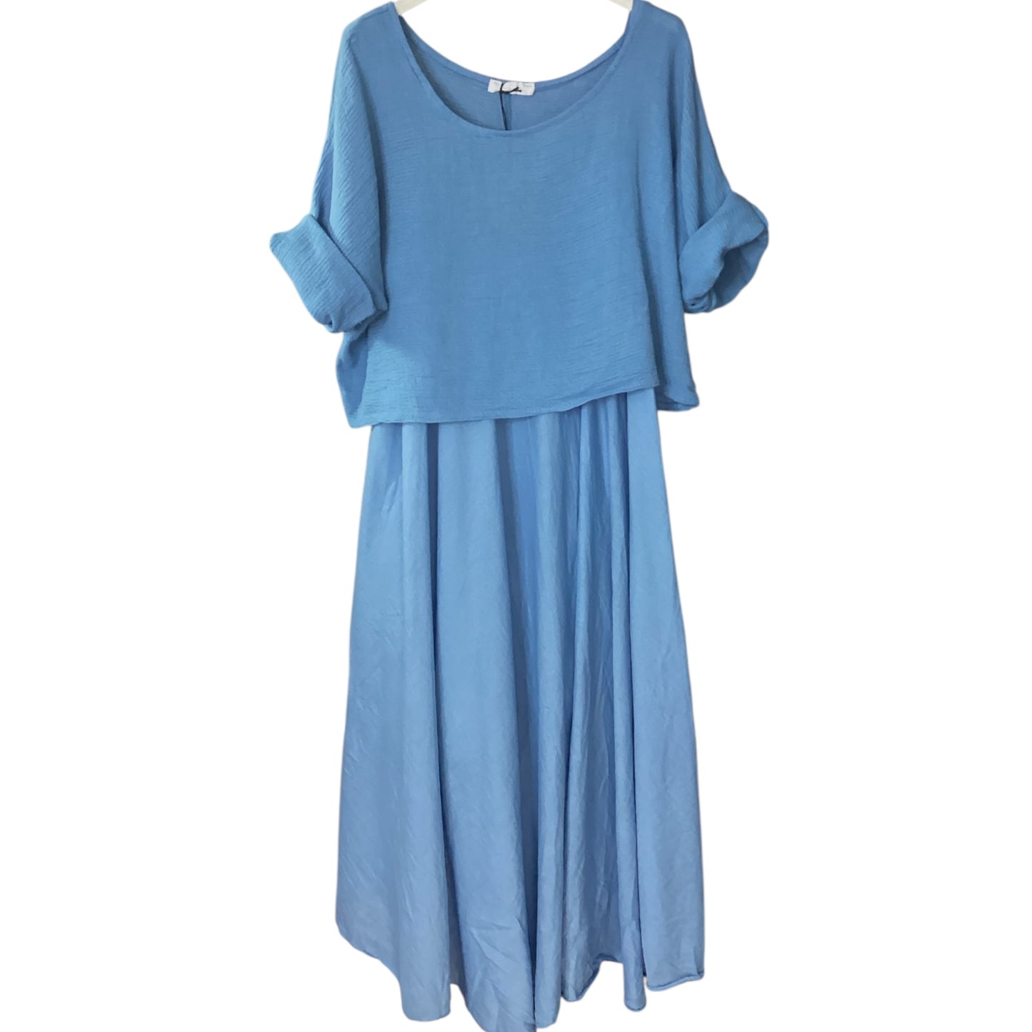 Molly. Floaty Cotton Dress & Crop Top