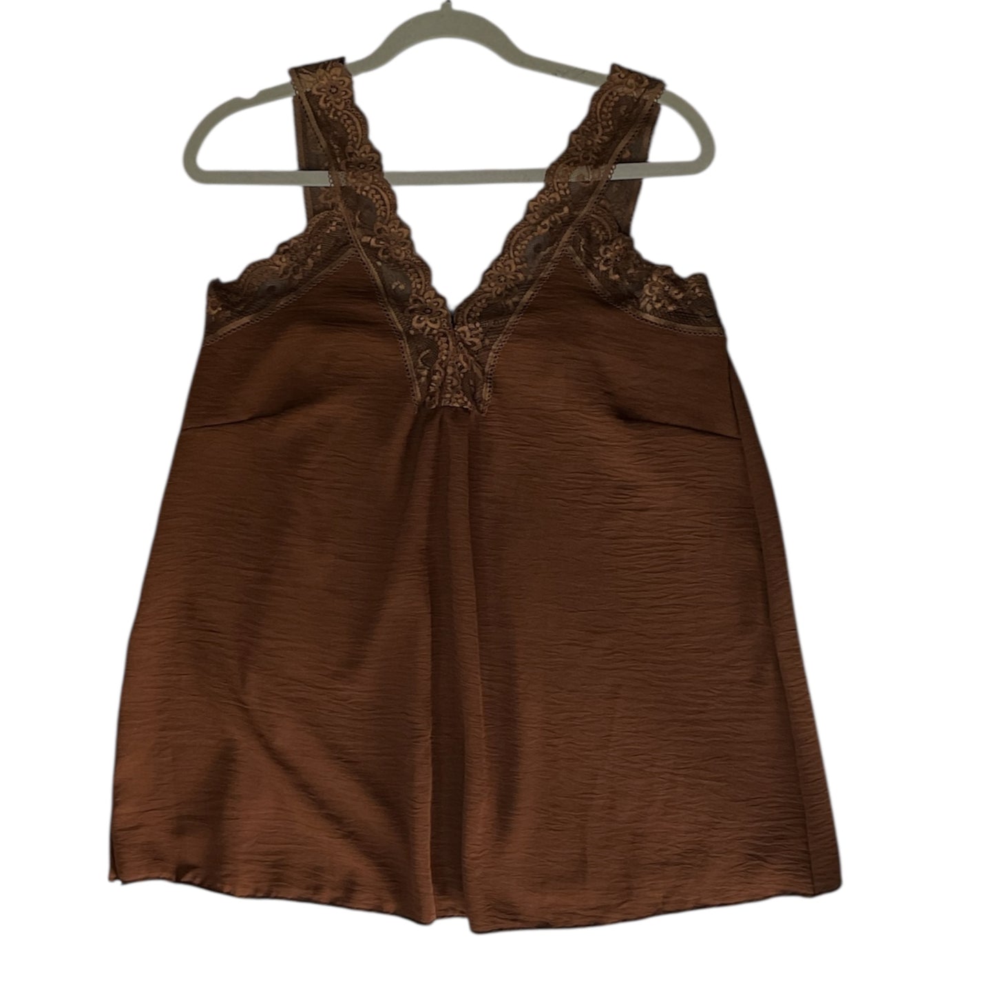 Tori. Lace Trim Vest Camisole Top