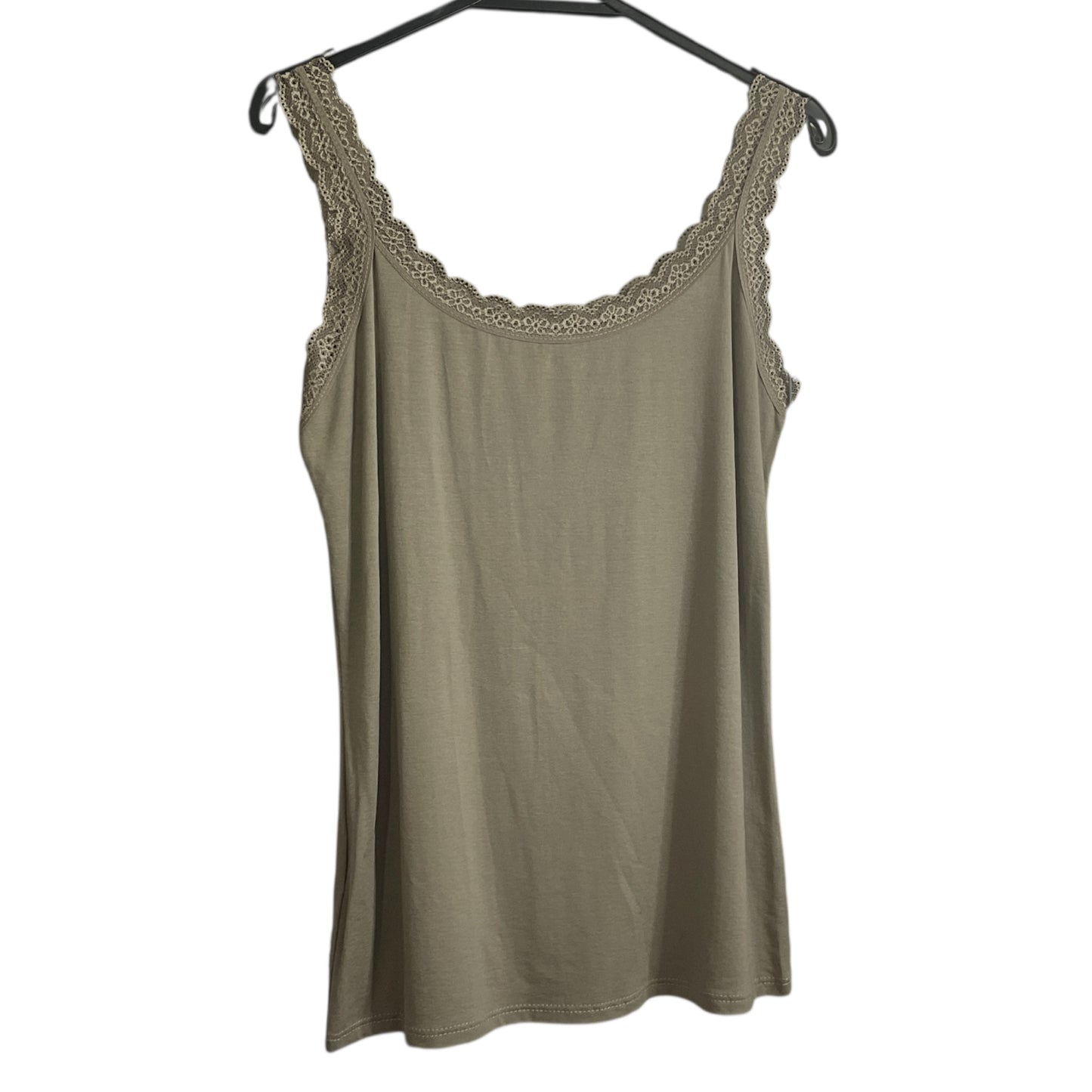 Vest Top with Daisy Lace Trim