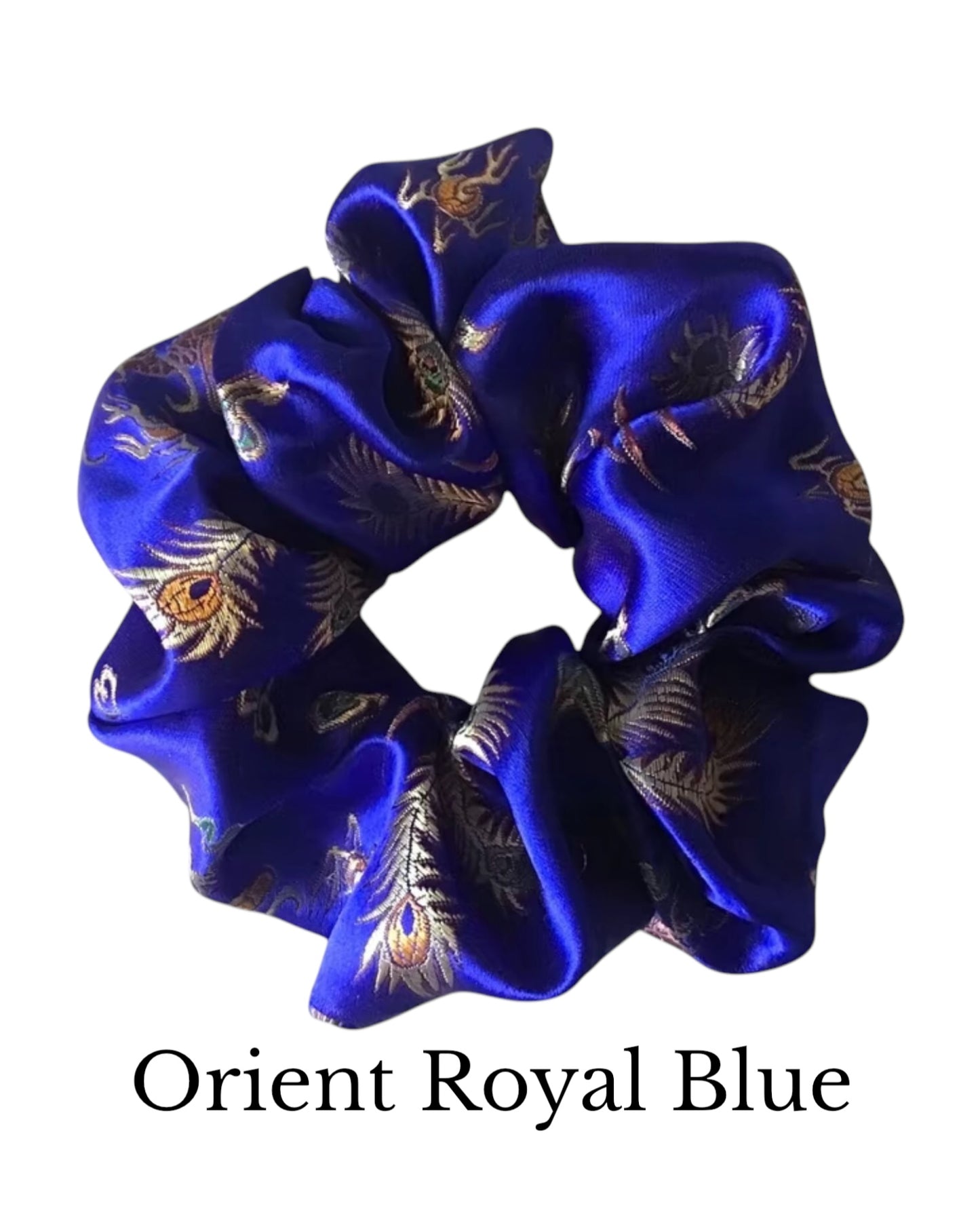 Orient Royal Blue. The Honey Scrunch Large Hair Scruchie