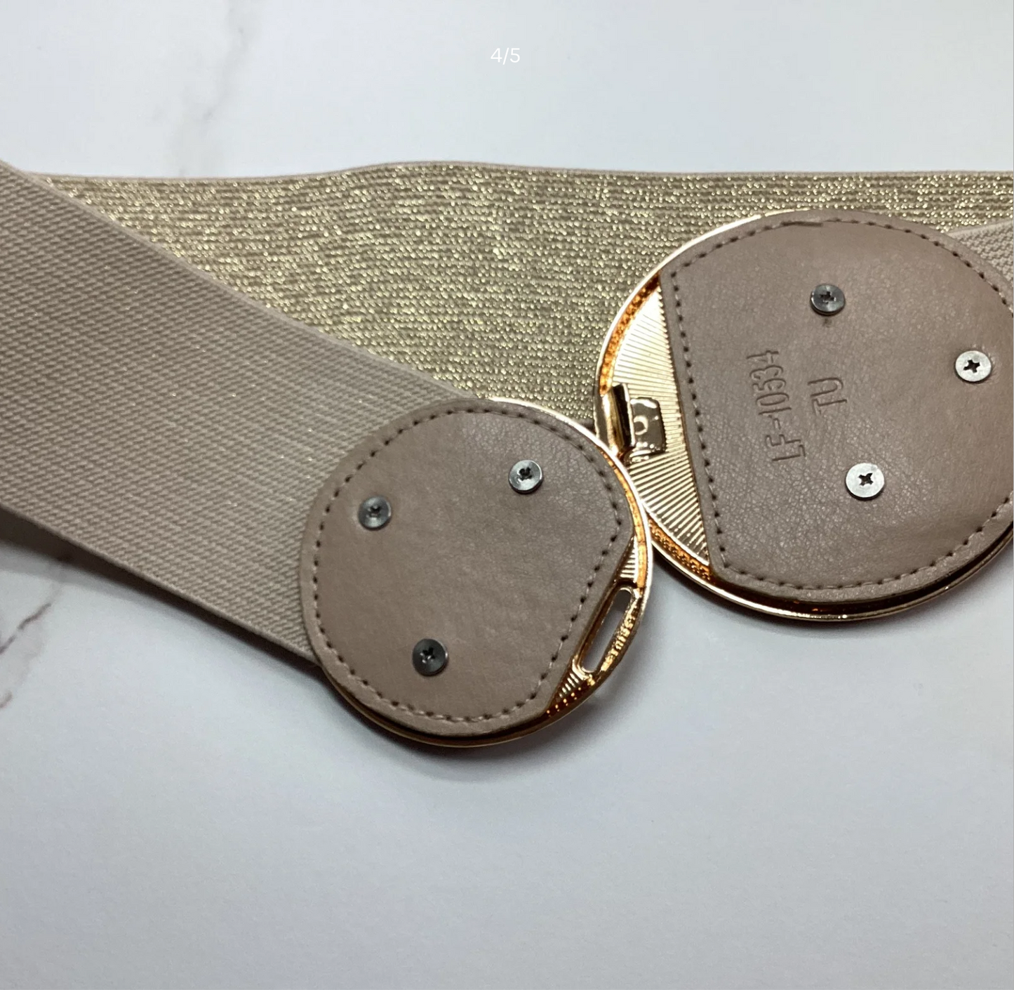 Shimmer. Elasticated Fashion Belt