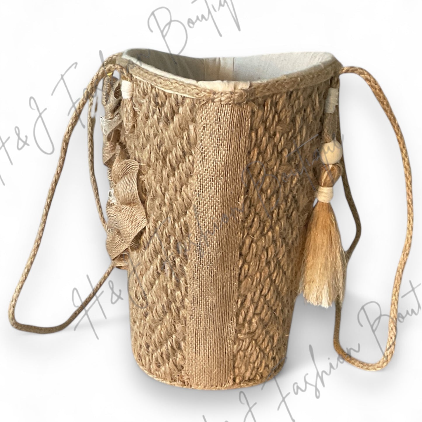Daisy by Heather. Hand Crafted Basket Bag