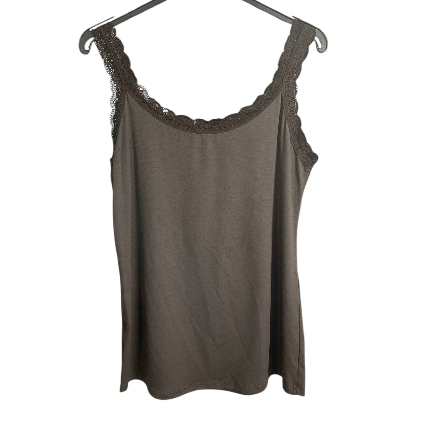 Vest Top with Daisy Lace Trim