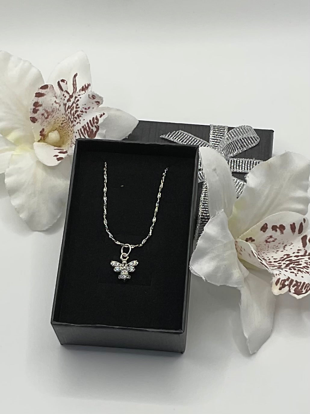 The Silver Honeybee Necklace 🐝✨