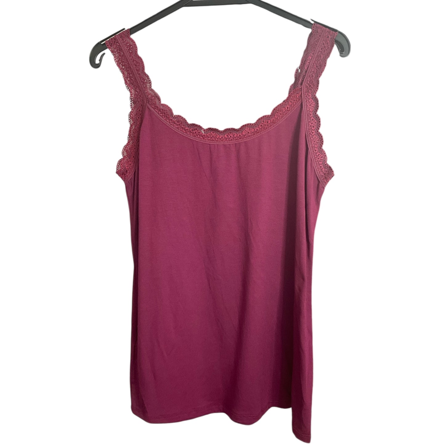 Vest Top with Daisy Lace Trim