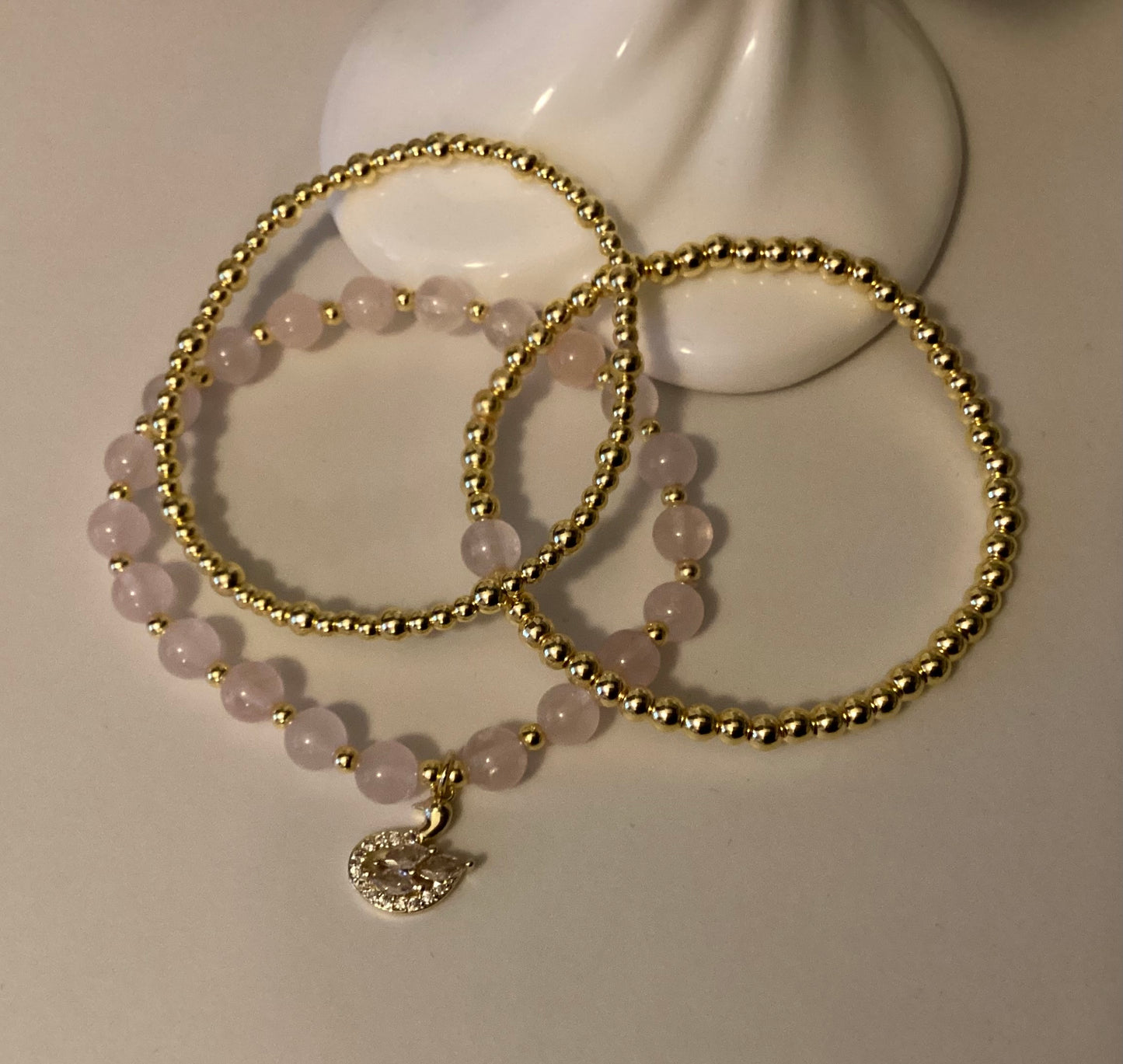 Trio of Beaded Bracelets (Charmayne)