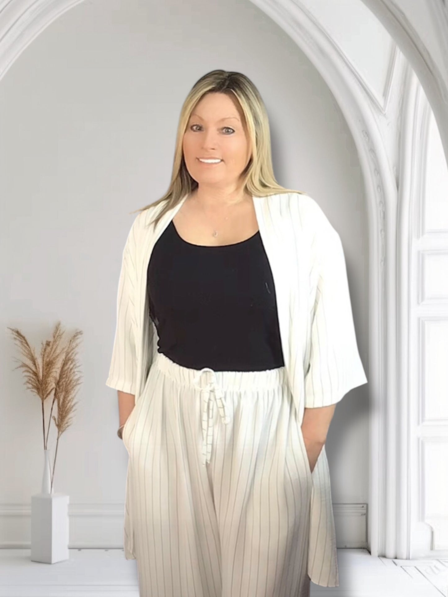 Mavis Pinstripe Co-Ord Set