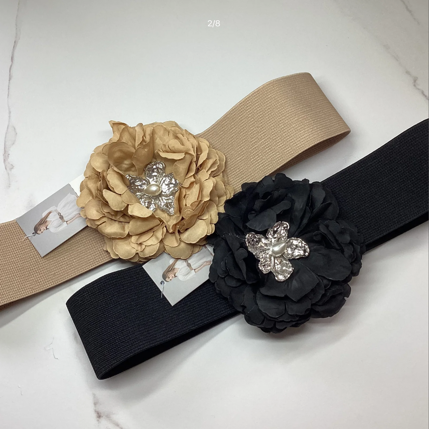 Blossom. Elasticated Fashion Belt