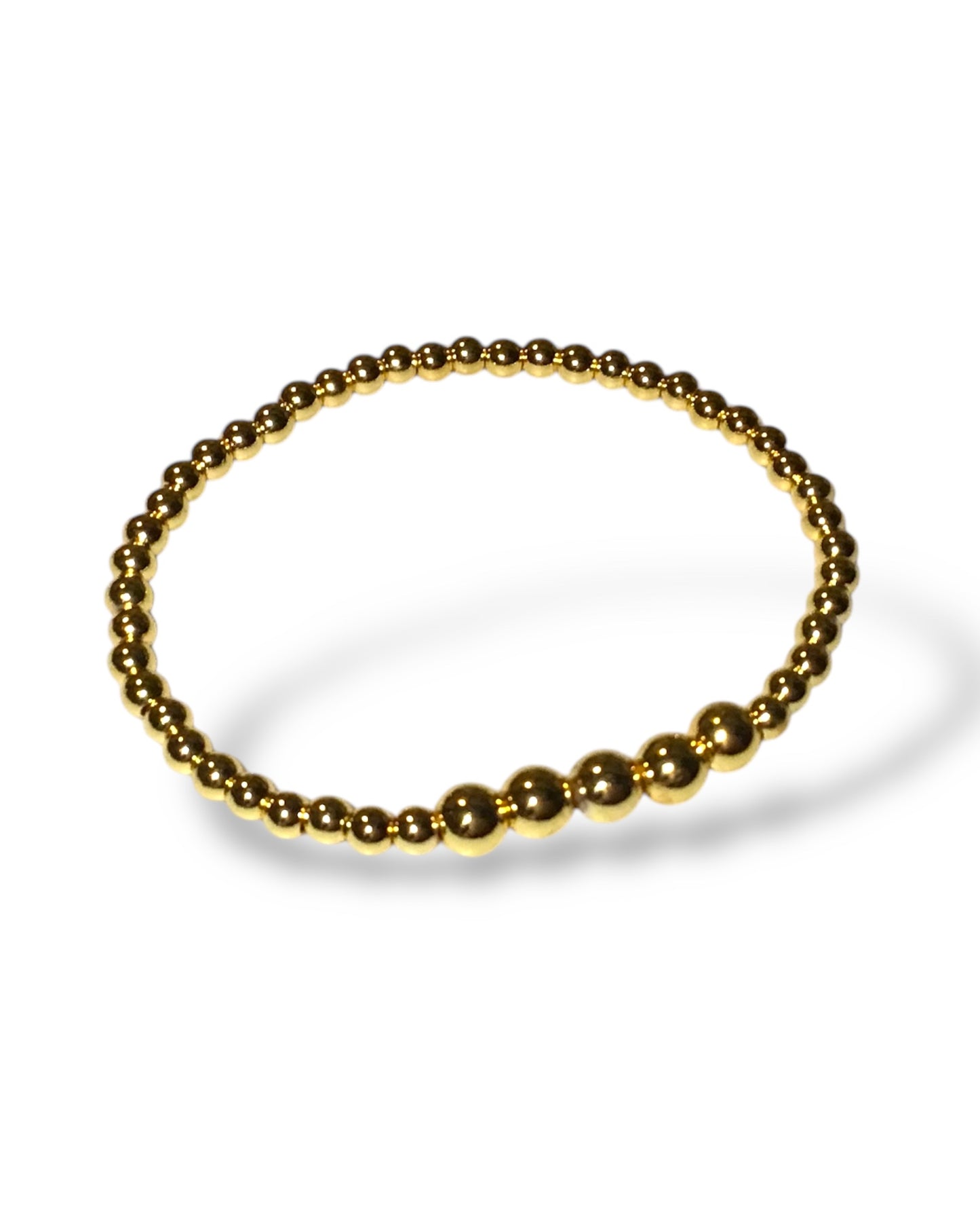 Charmayne 18k Gold Plated Beaded Stackable Bracket
