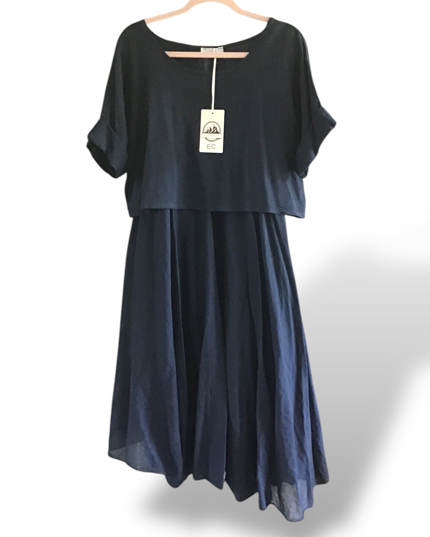 Molly. Floaty Cotton Dress & Crop Top