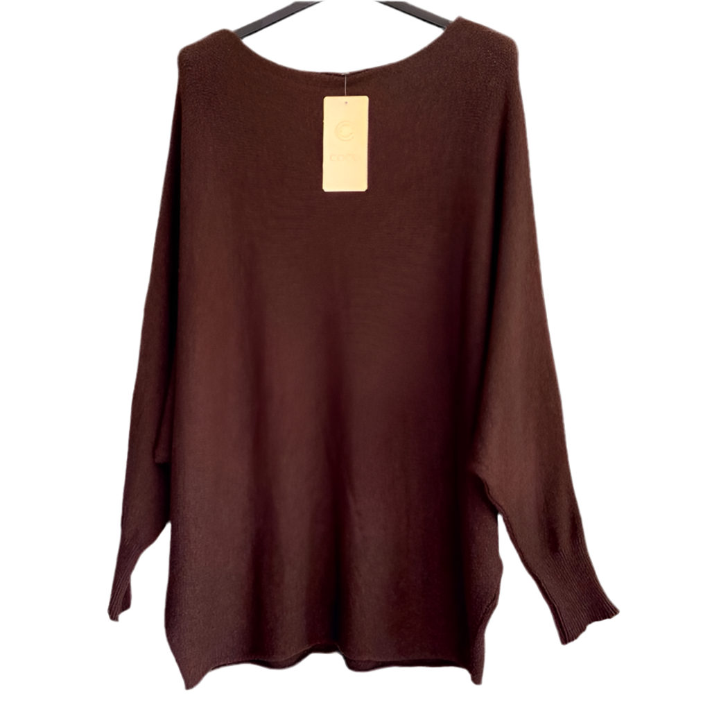 Super-Soft Knit batwing sweater (Aurora)