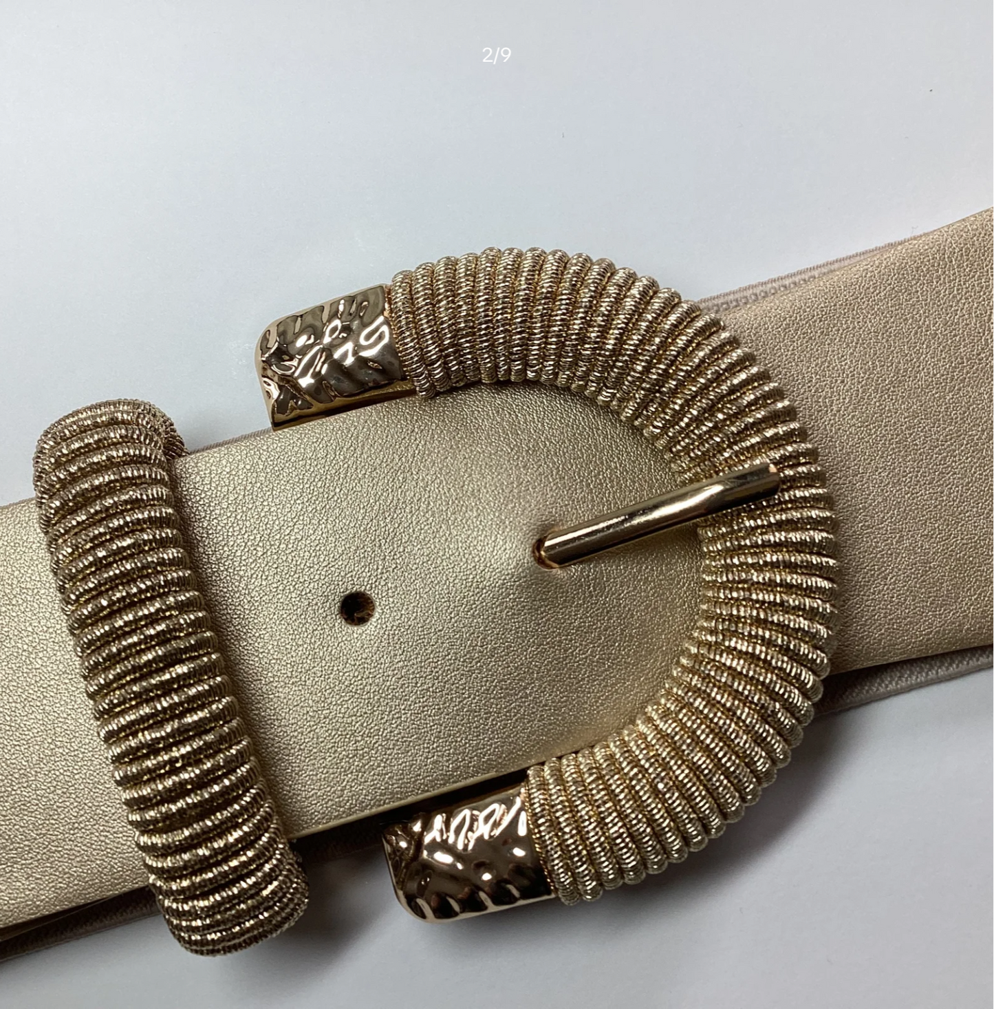 May. Buckle Shimmer Belt