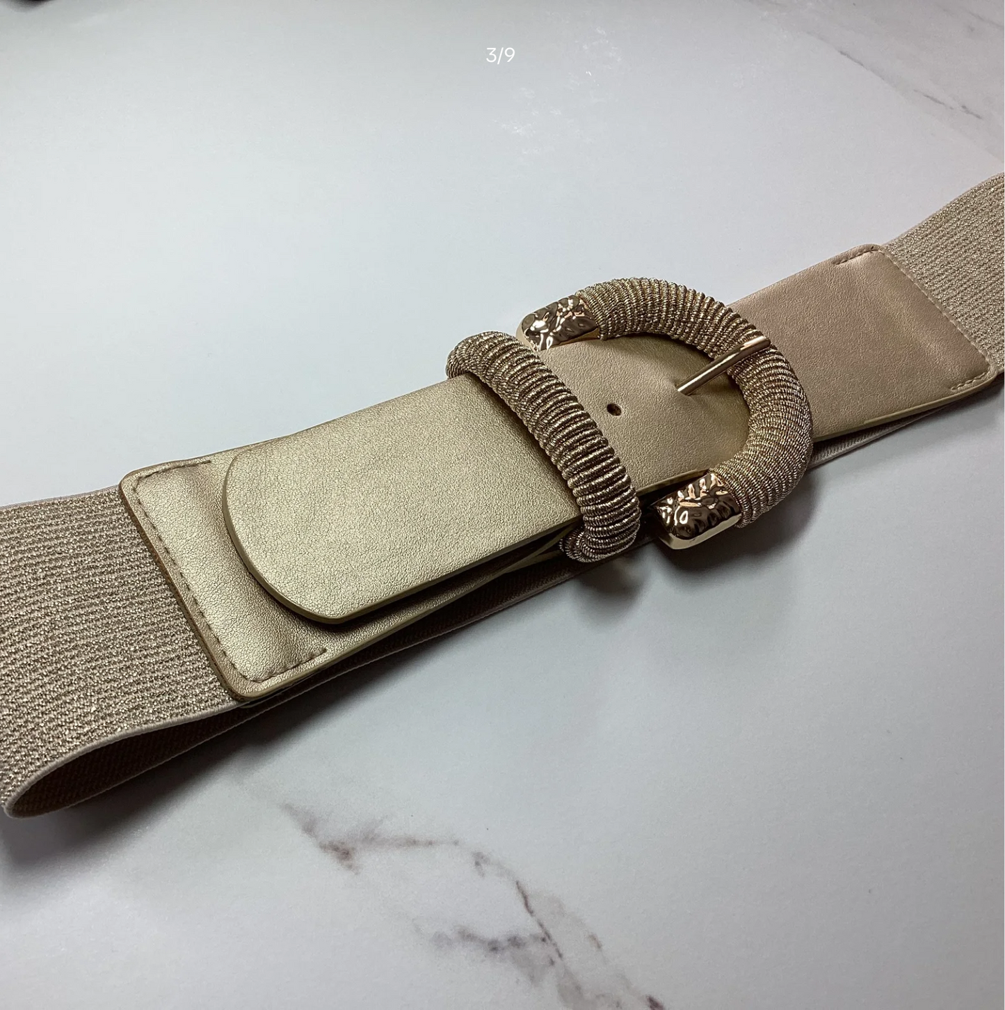 May. Buckle Shimmer Belt