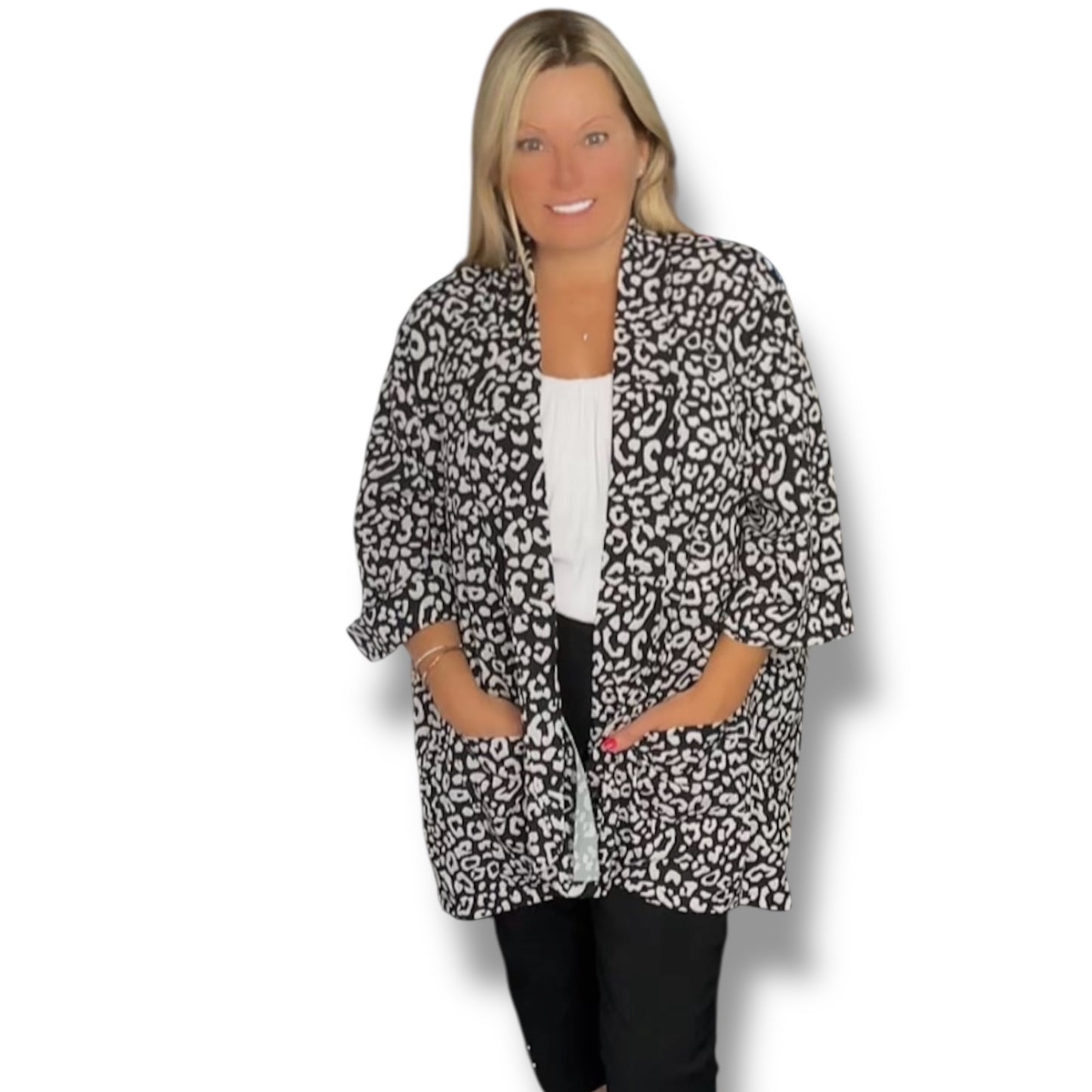Bronte. Leopard Print Jacket