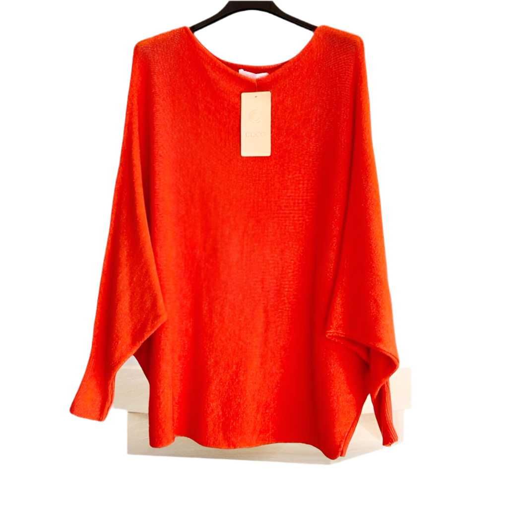Super-Soft Knit batwing sweater (Aurora)