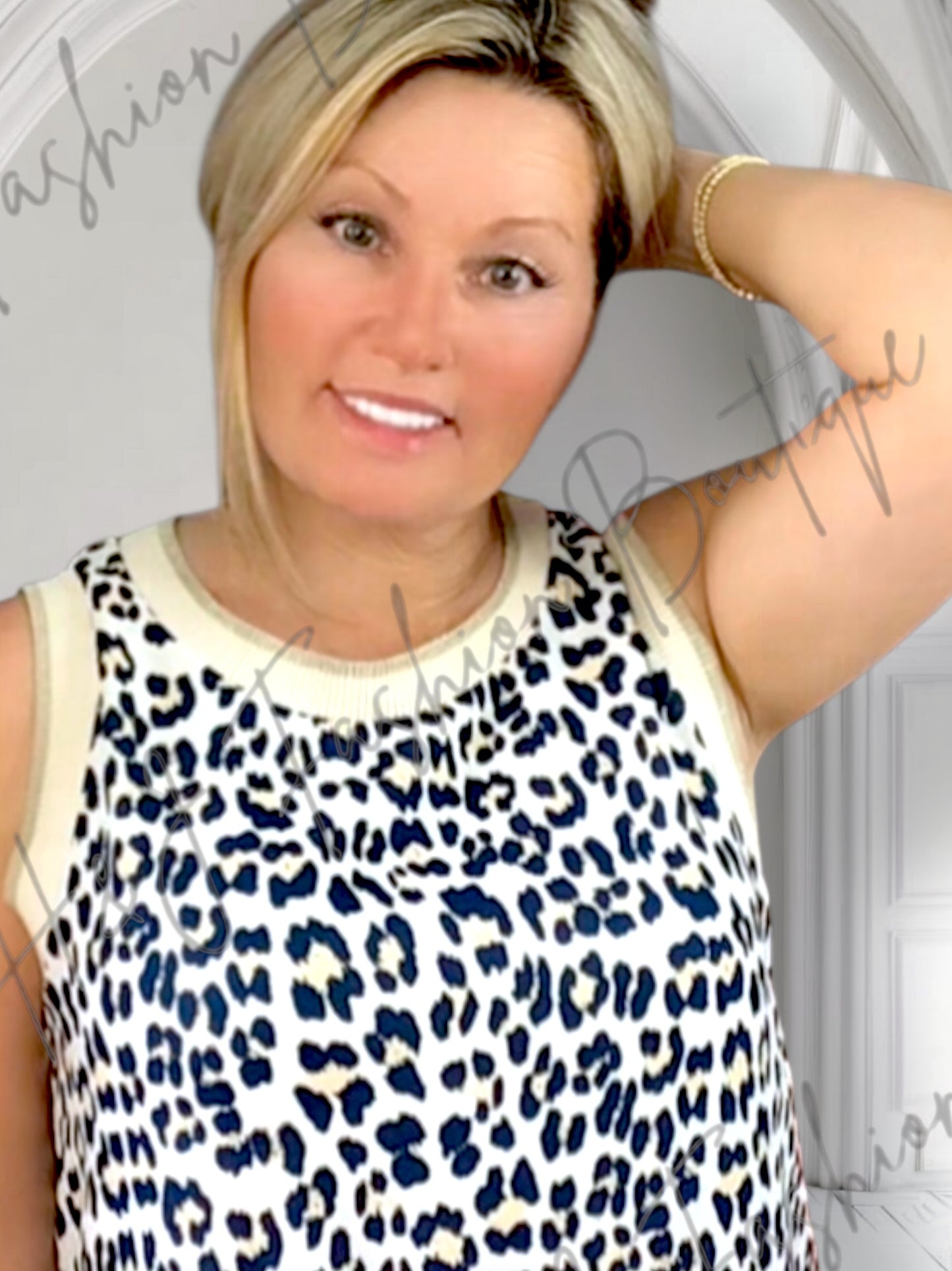 Olivia Animal Print Maxi Dress