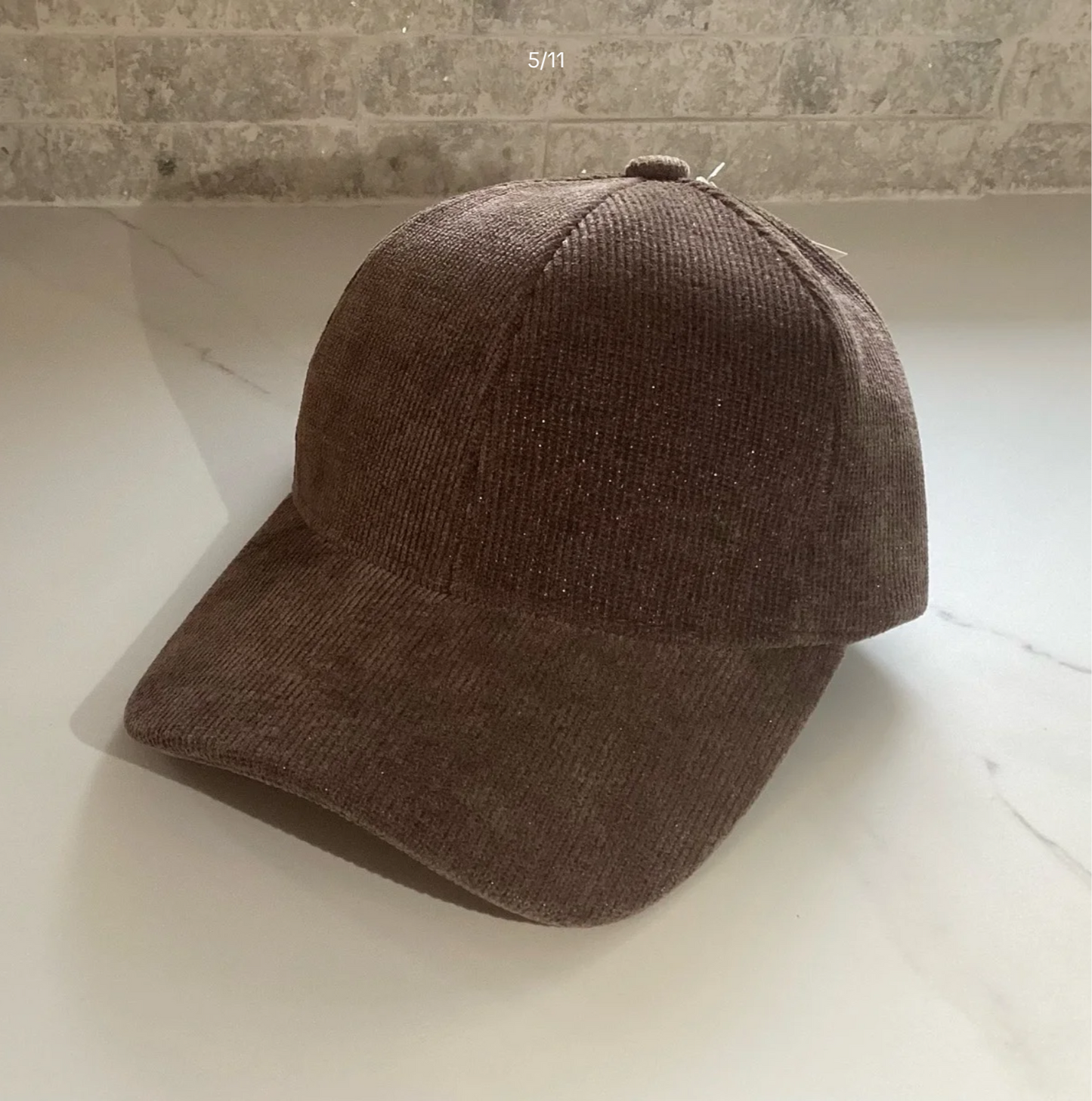 Stevie. Corduroy Shimmer Cap.