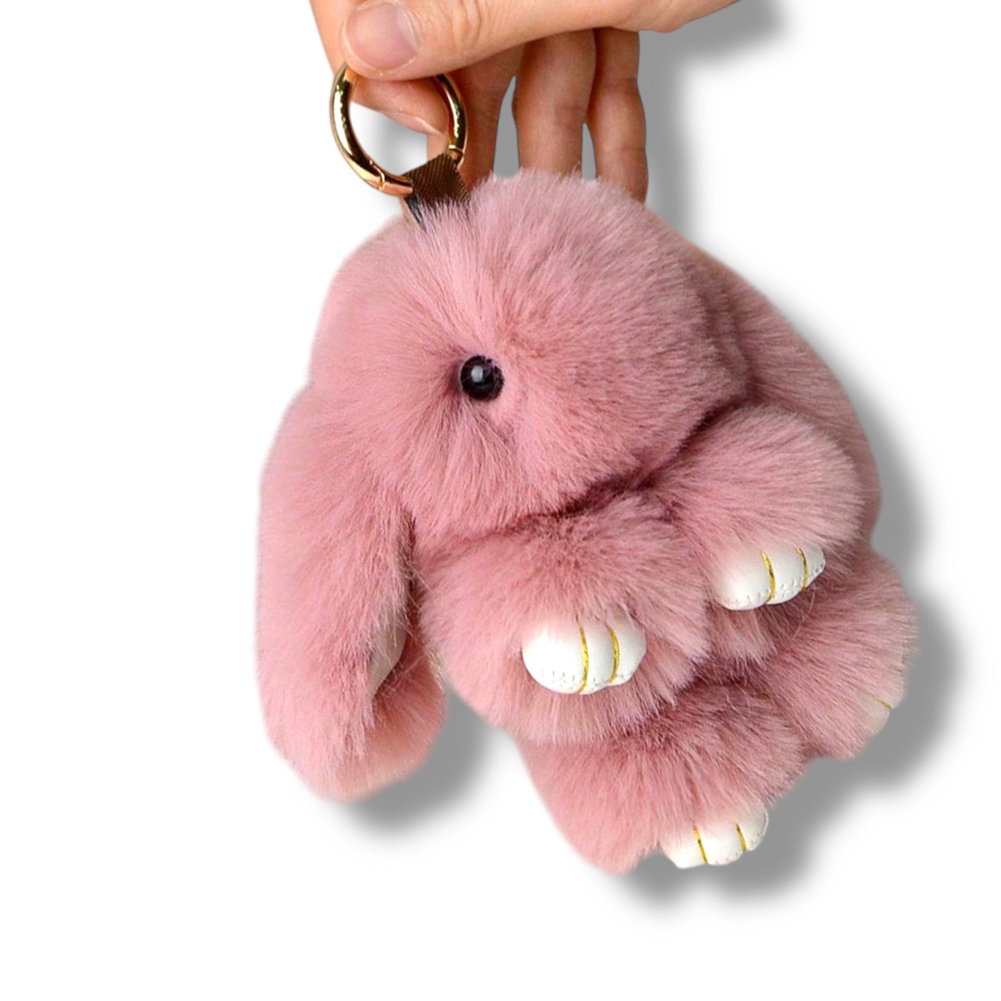 Fluffy Bunny Super Soft Keychain