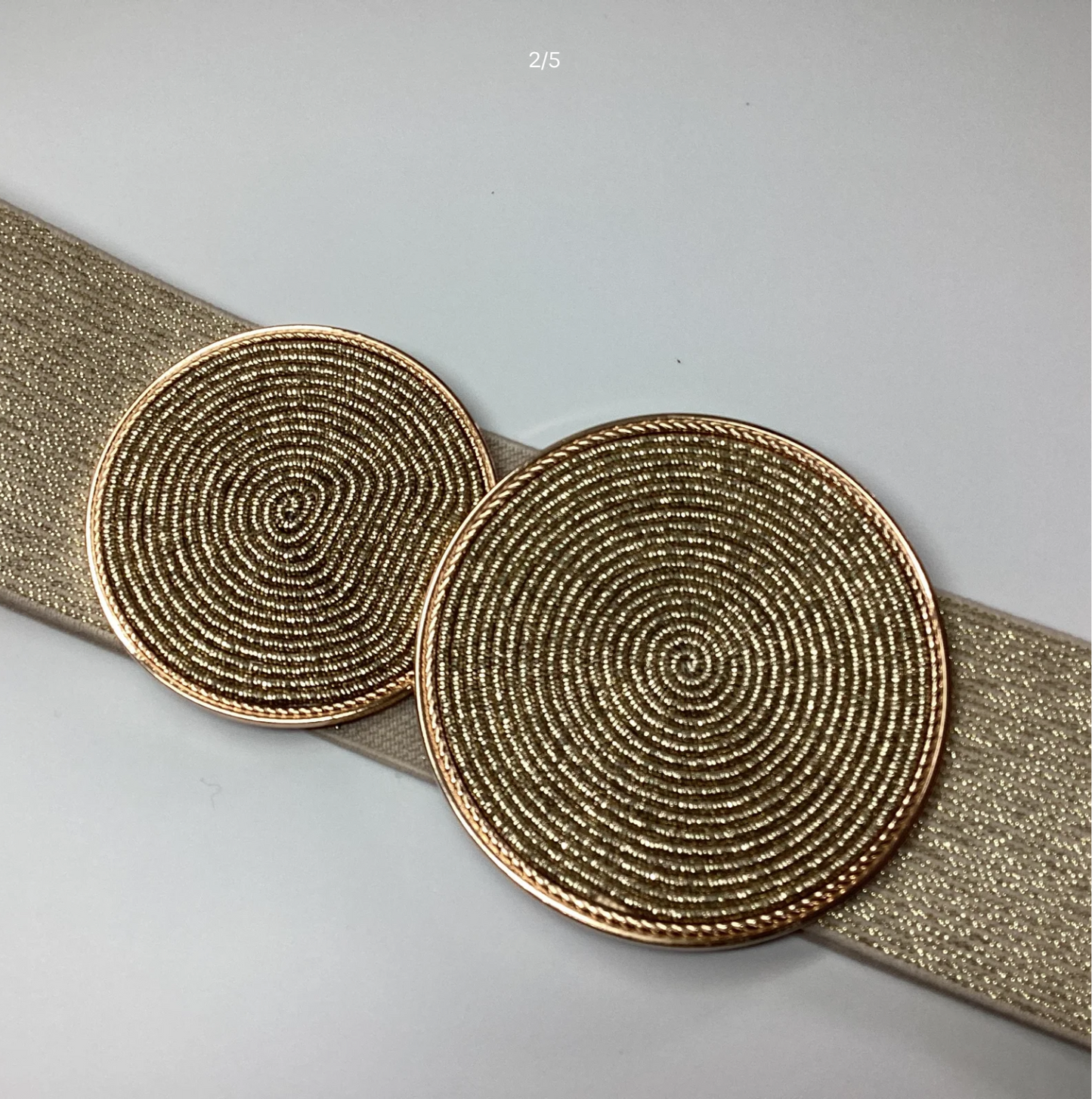 Shimmer. Elasticated Fashion Belt