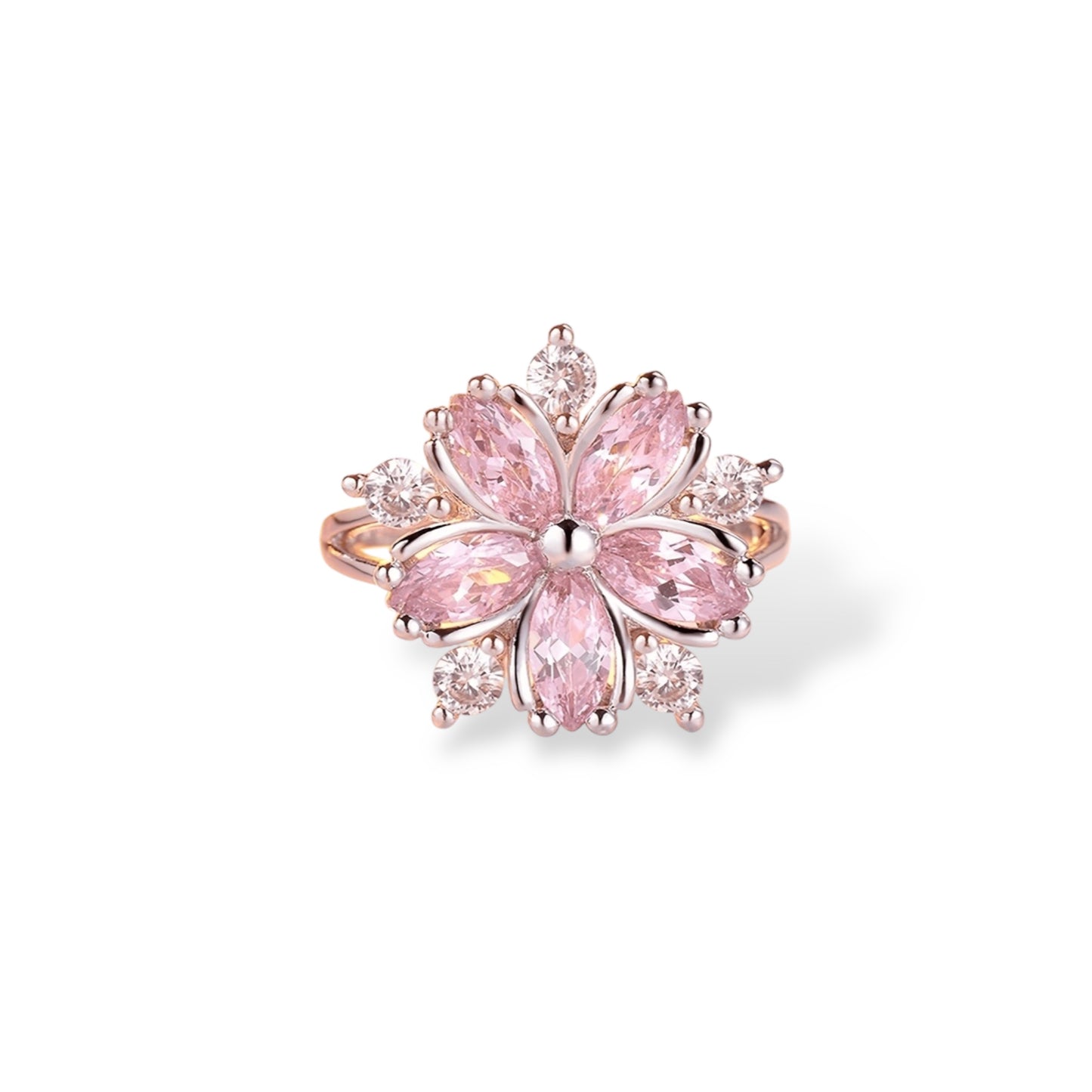 Pink Flower Ring