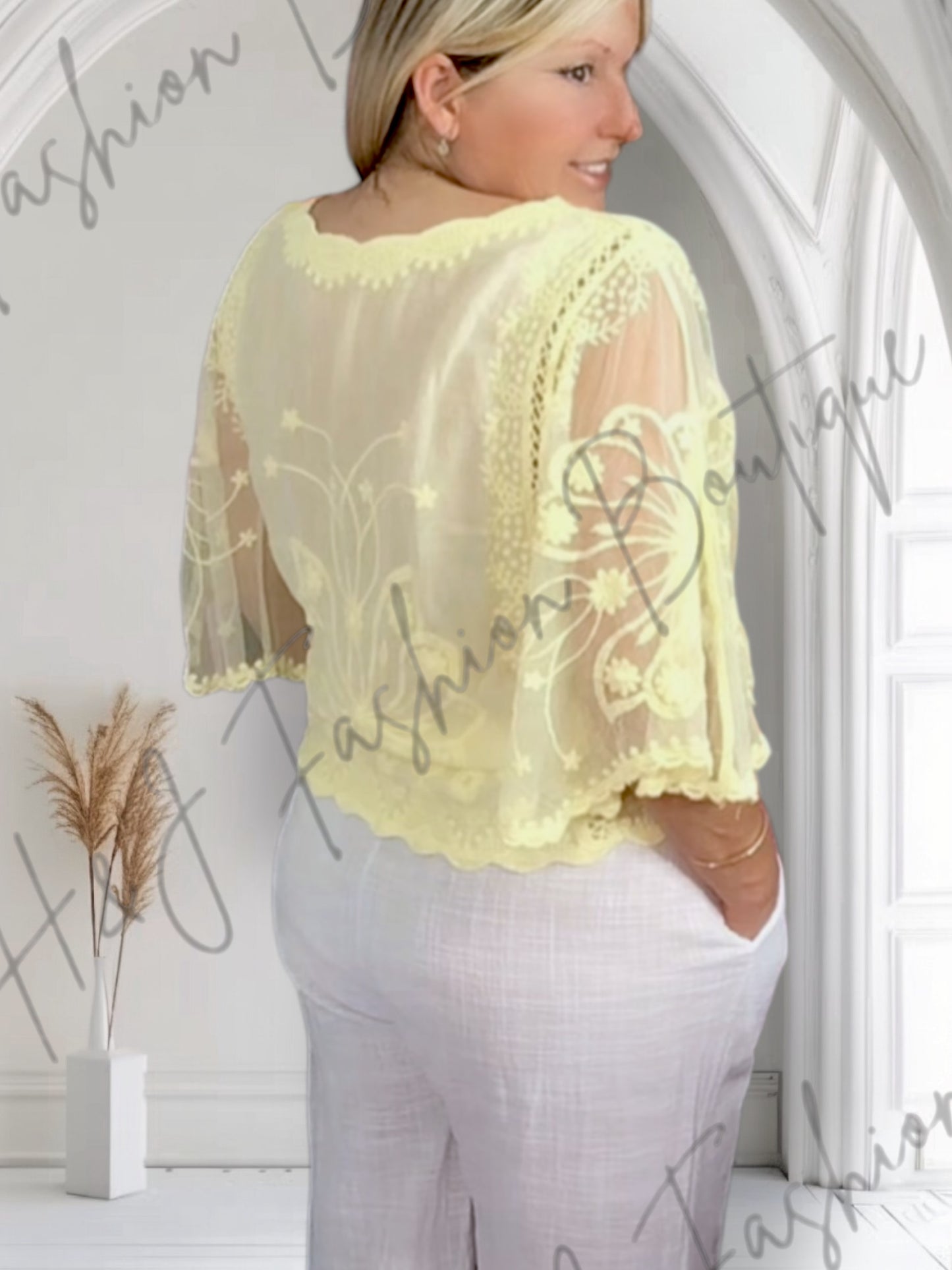Bryce Lace Style Butterfly Top