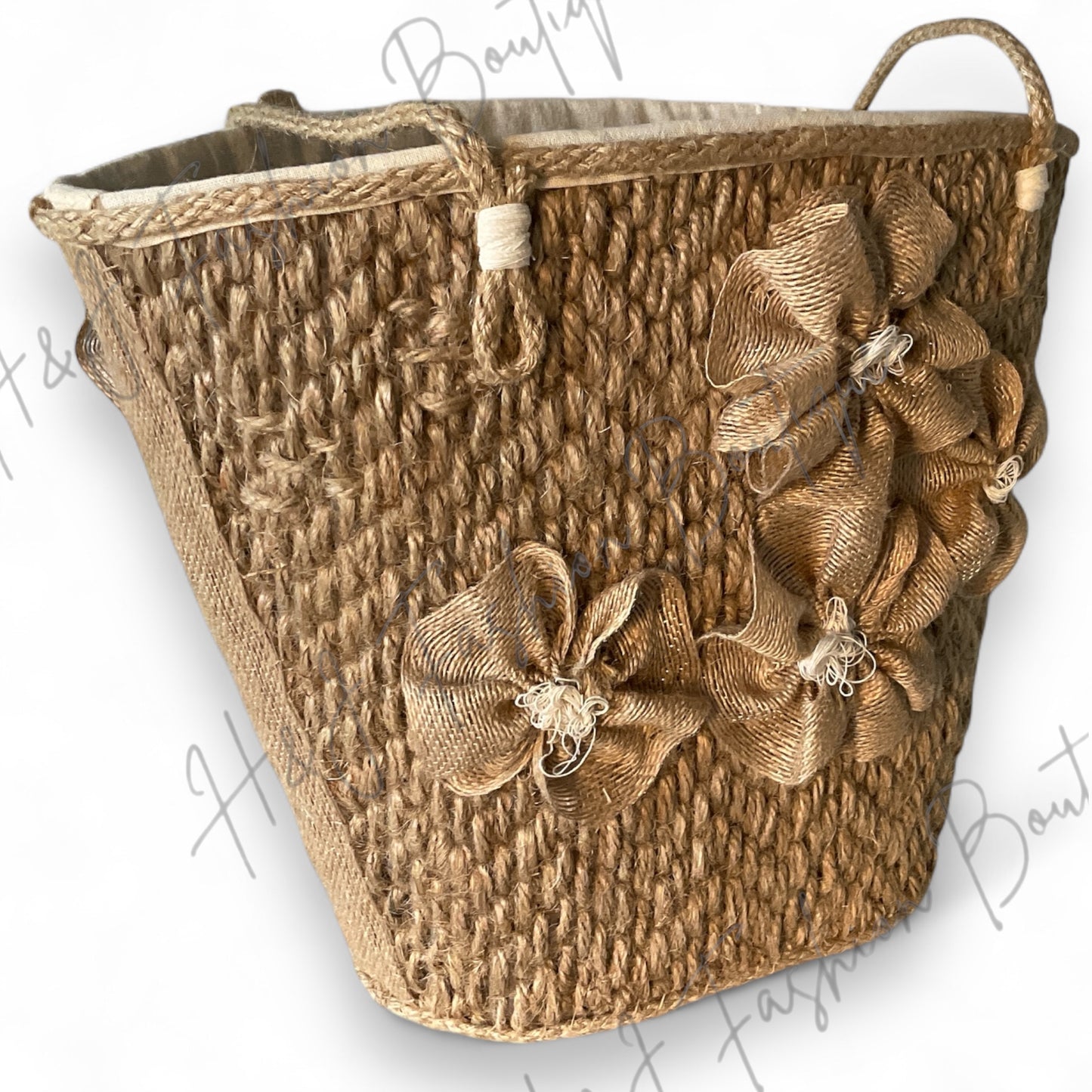 Daisy by Heather. Hand Crafted Basket Bag