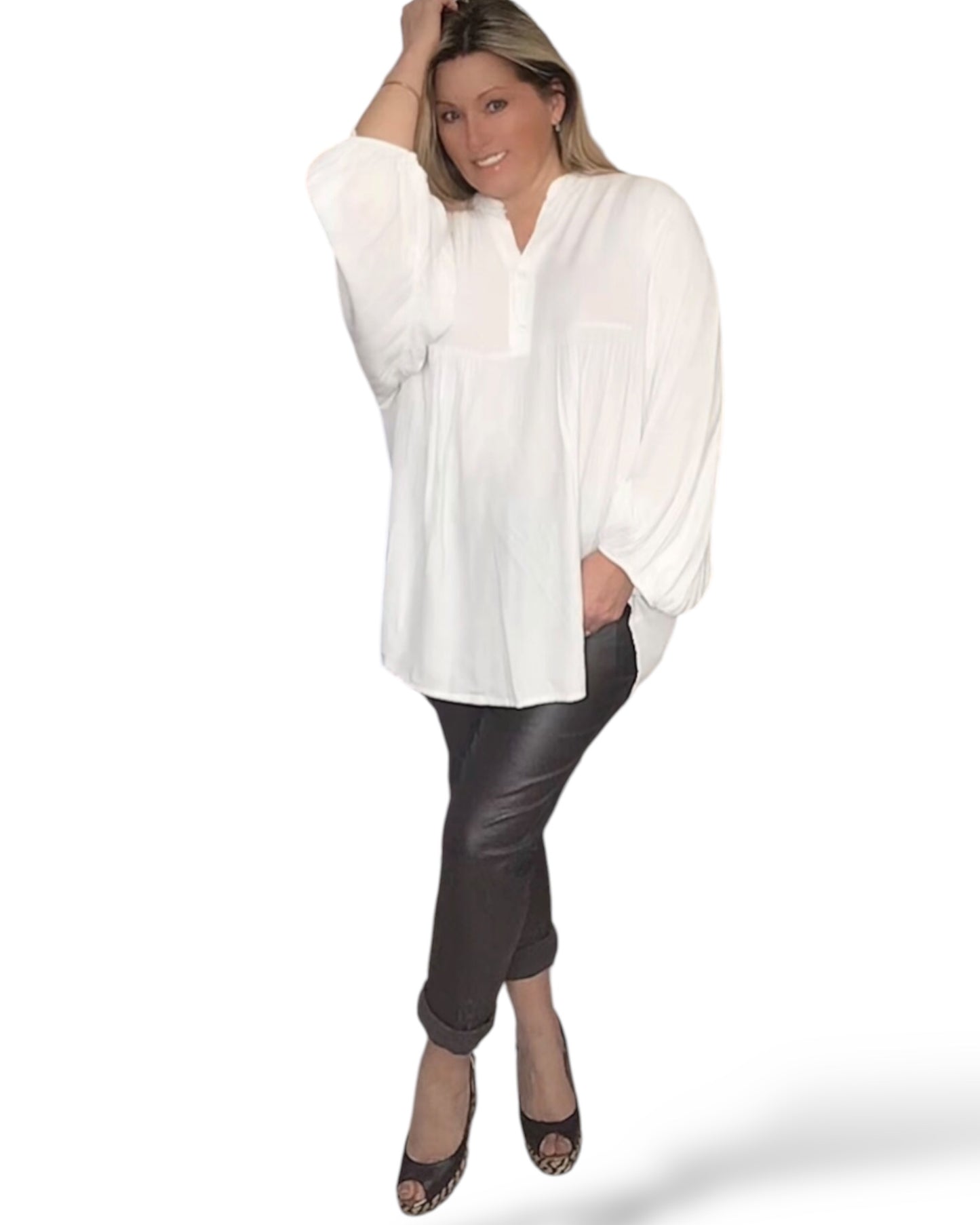 Danni. Oversized Shirt Top
