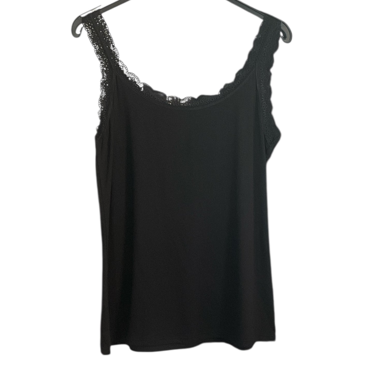 Vest Top with Daisy Lace Trim