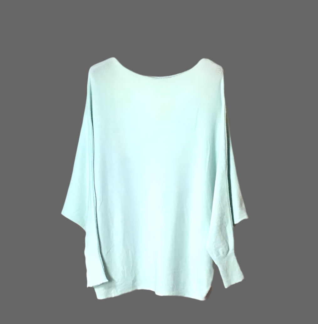 Super-Soft Knit batwing sweater (Aurora)
