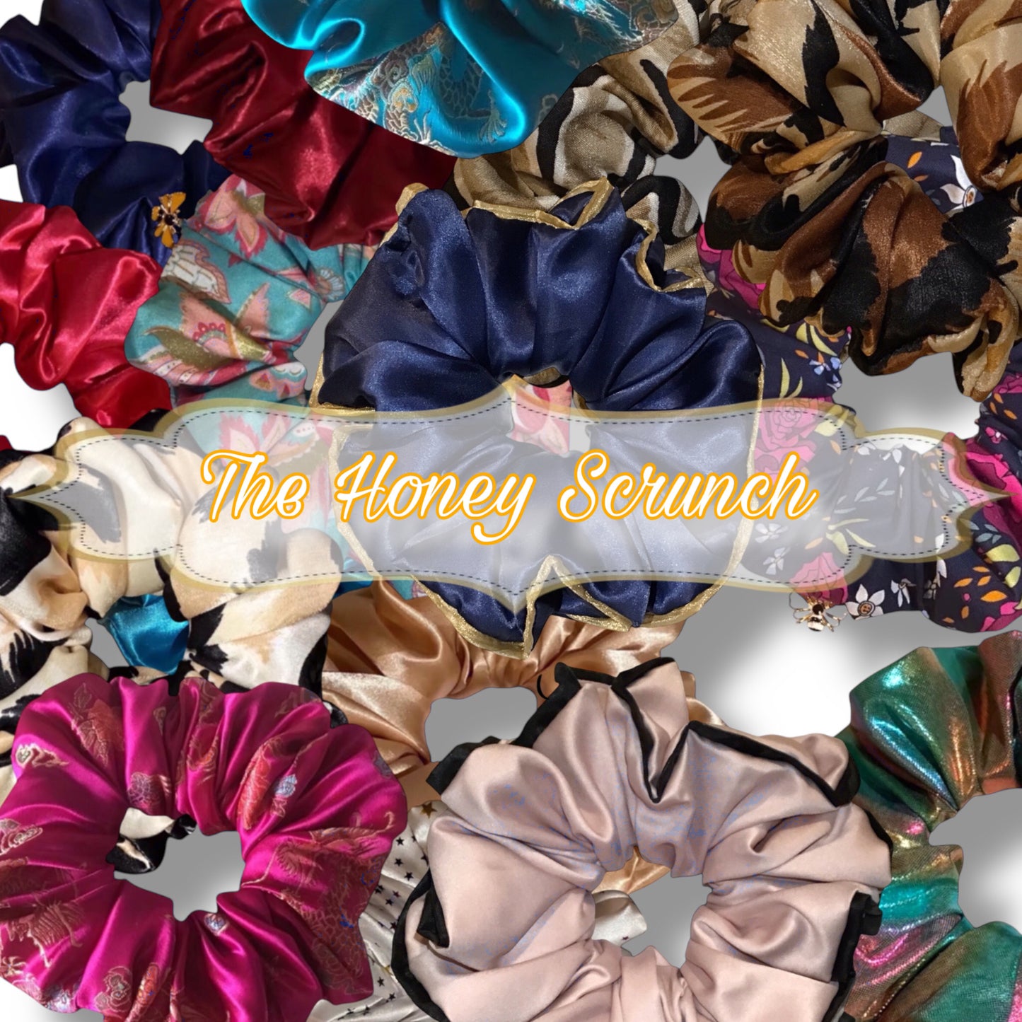 Animal Silk. The Honey Scrunch Large Hair Scrunchie