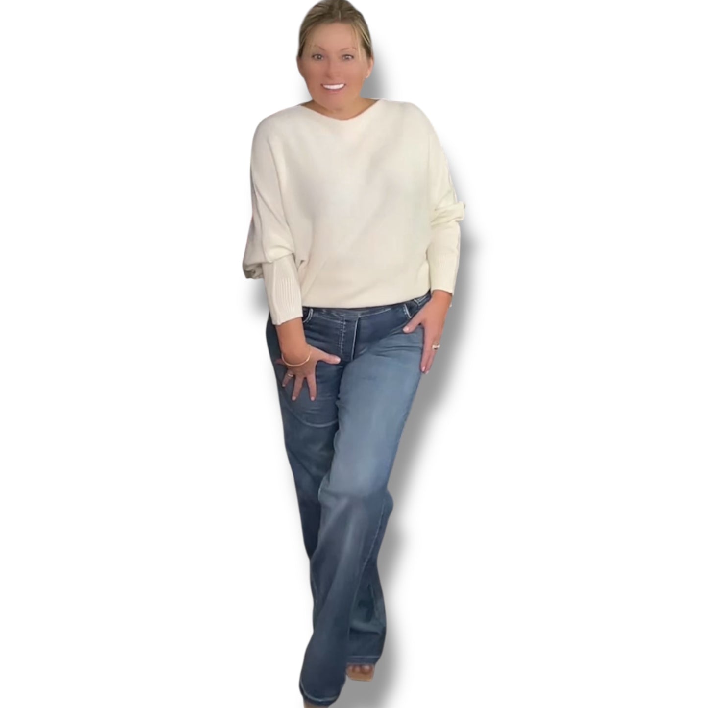 High Stretch Boot Cut Jeans (Denim-Jeggings)
