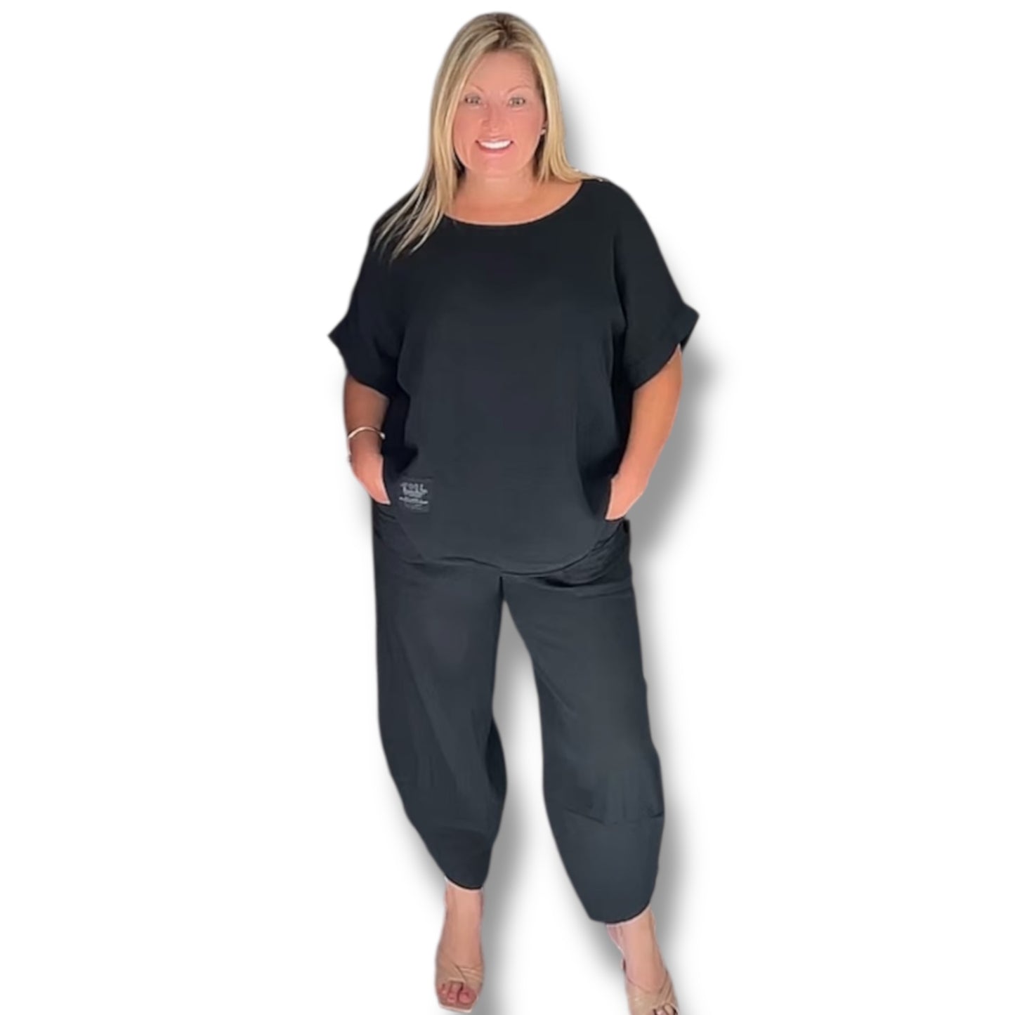 Tulip Leg Trousers & Matching Top Co-Ord Set (Norri)