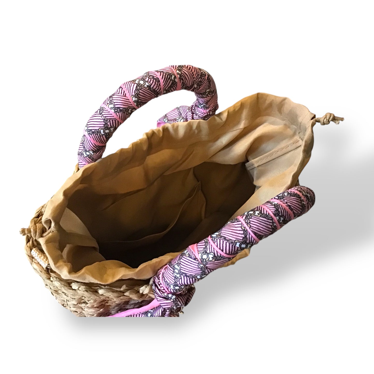 Cynthia Small Basket Bag with Twilly & Charm
