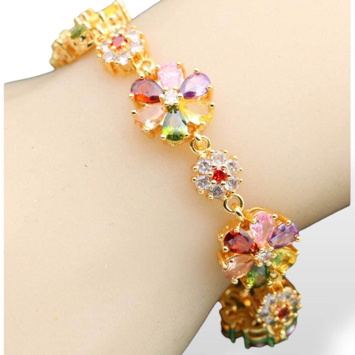 Blossom Colourful Flower Bracelet
