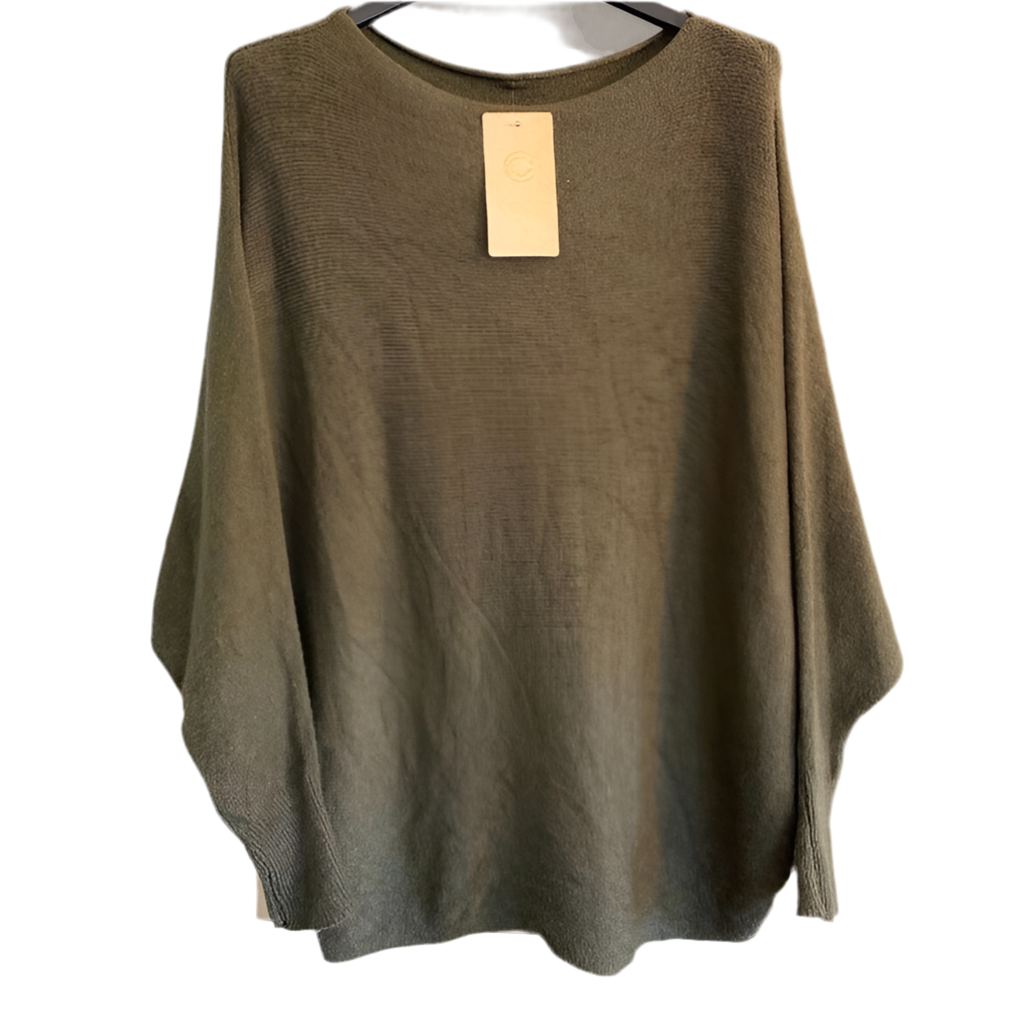 Super-Soft Knit batwing sweater (Aurora)