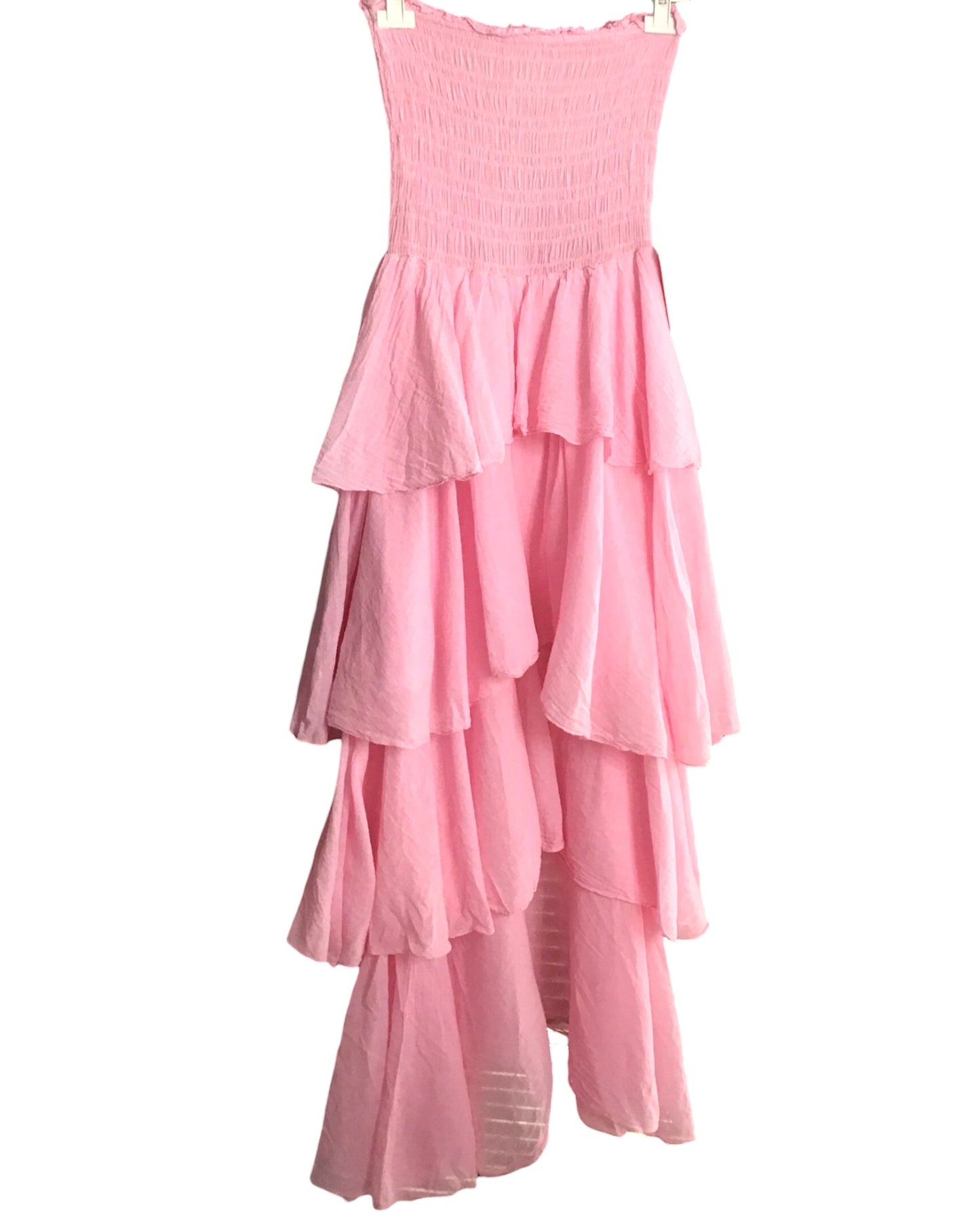 Conny Tiered Bandot Maxi Dress
