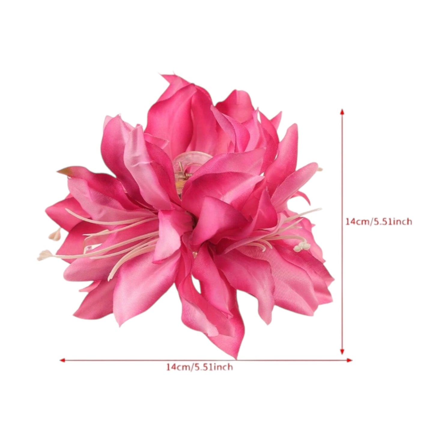 Bright Bold Large Tropical Flower Hair Clip