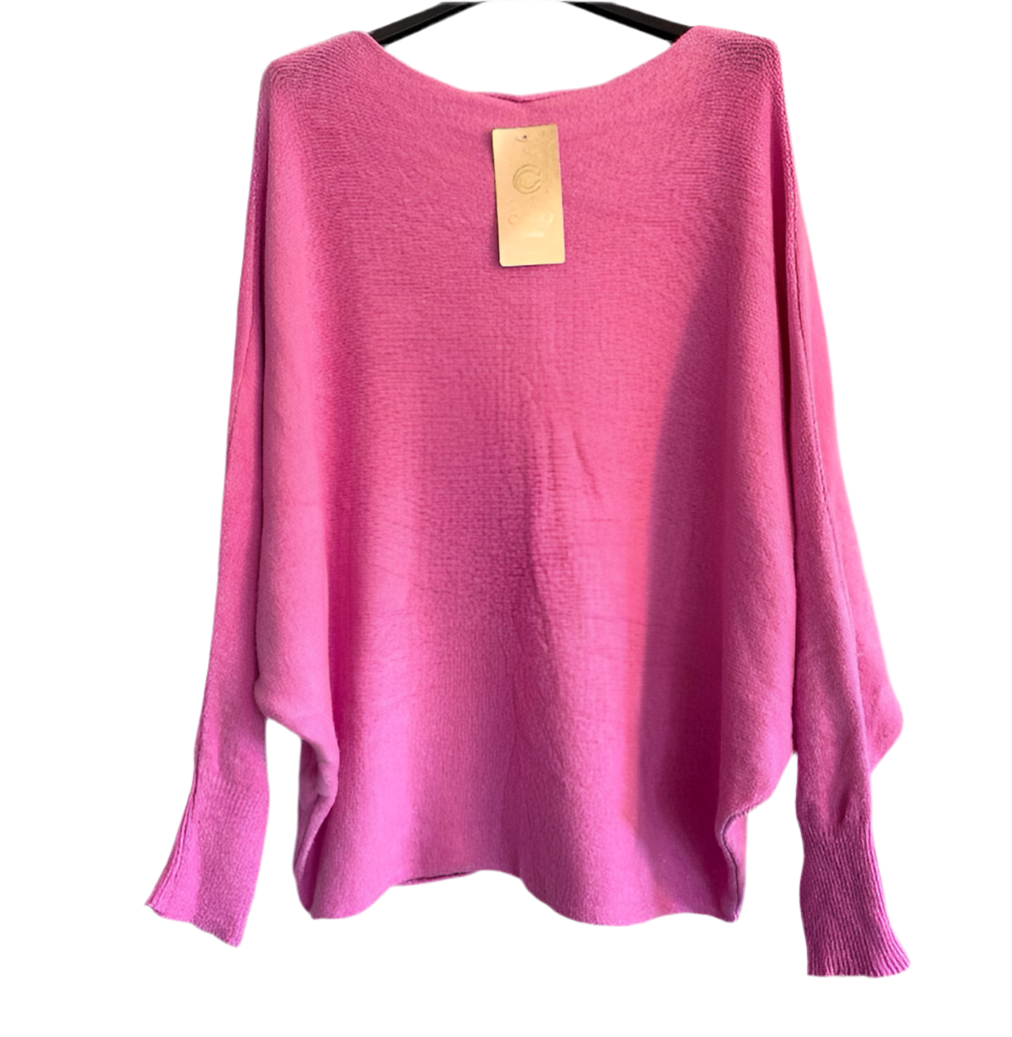 Super-Soft Knit batwing sweater (Aurora)