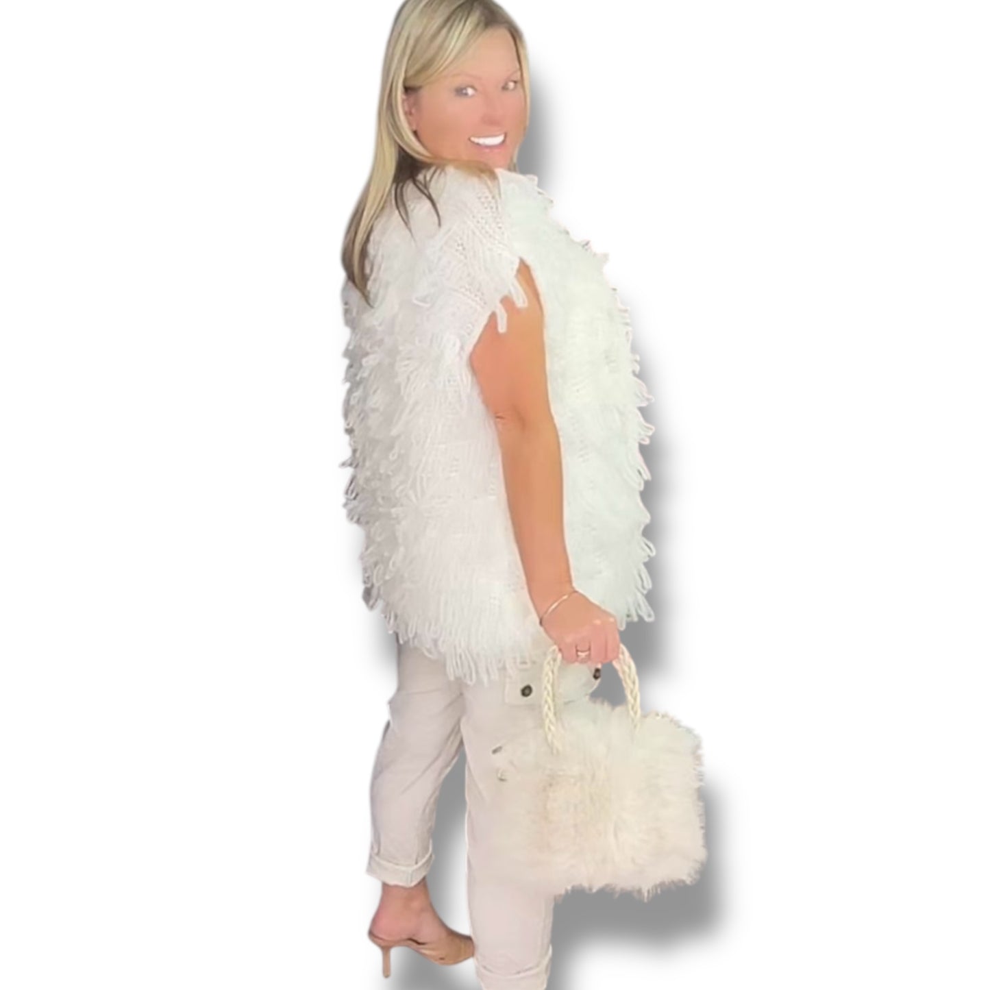 Loop Knitted Waistcoat (Millie)