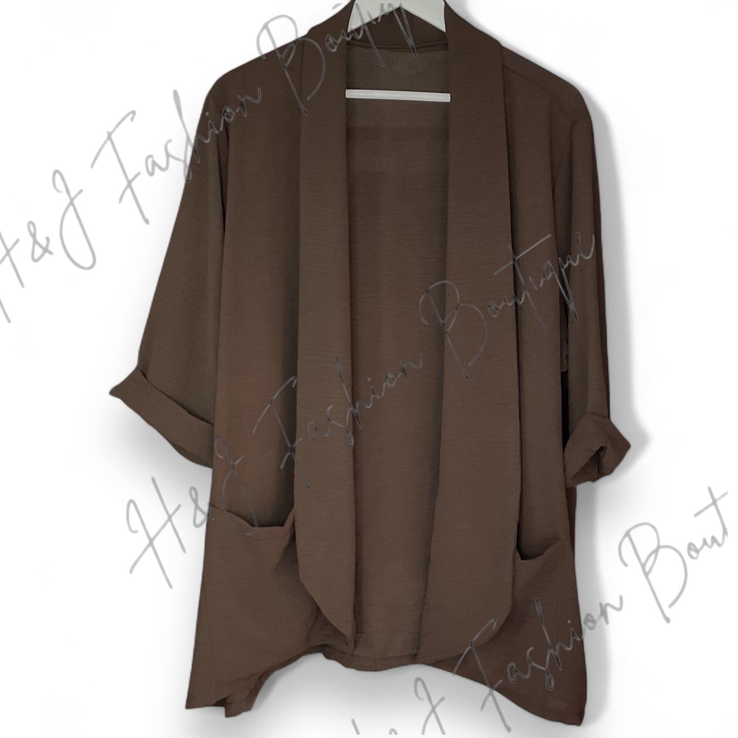 DELILAH. Lightweight Casually Chic Jacket with Pockets.